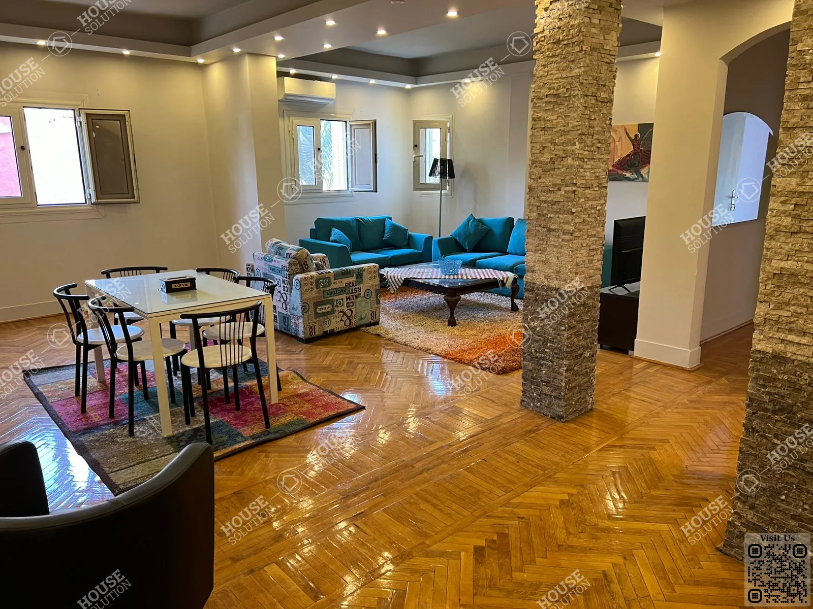 RECEPTION  @ Apartments For Rent In Maadi Maadi Sarayat Area: 140 m² consists of 2 Bedrooms 2 Bathrooms Modern furnished 5 stars #6179-1