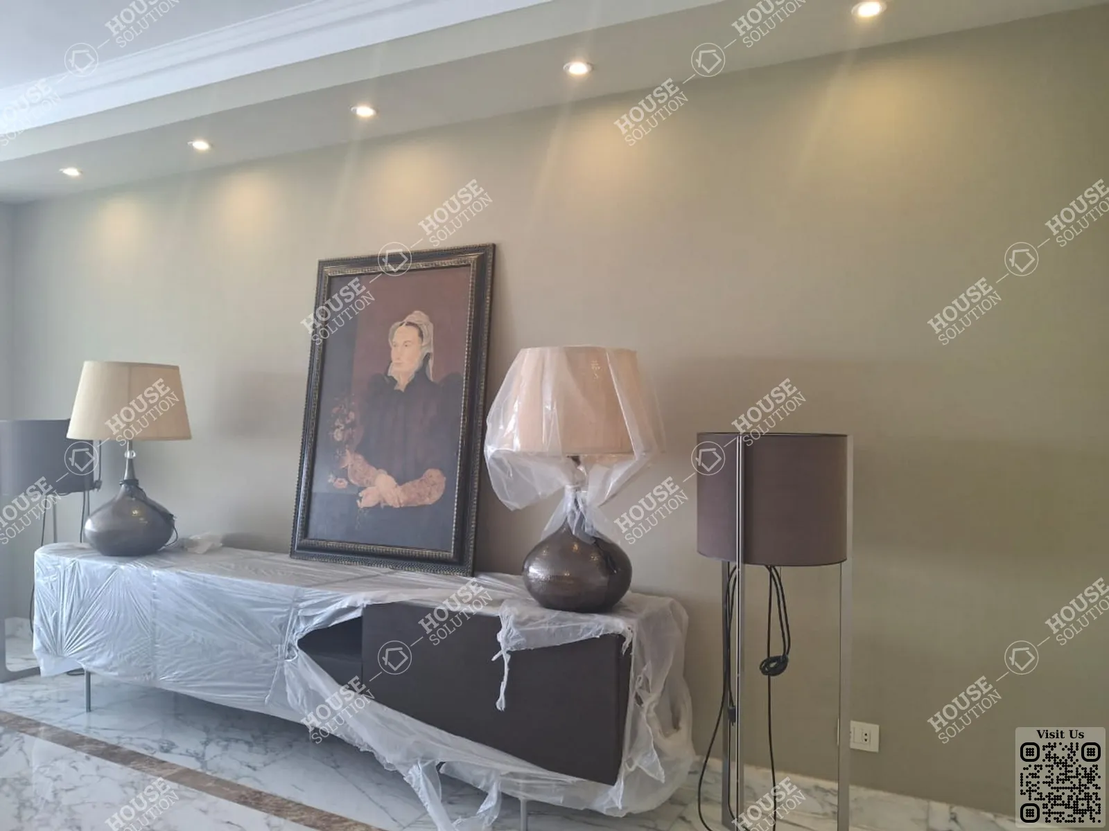 غرفة الاستقبال @ شقق للإيجار في العجوزه كورنيش العجوزه مساحة: 300 م² تتكون من 3 غرفة 3 حمام مفروش مودرن 5 نجوم #6181-2