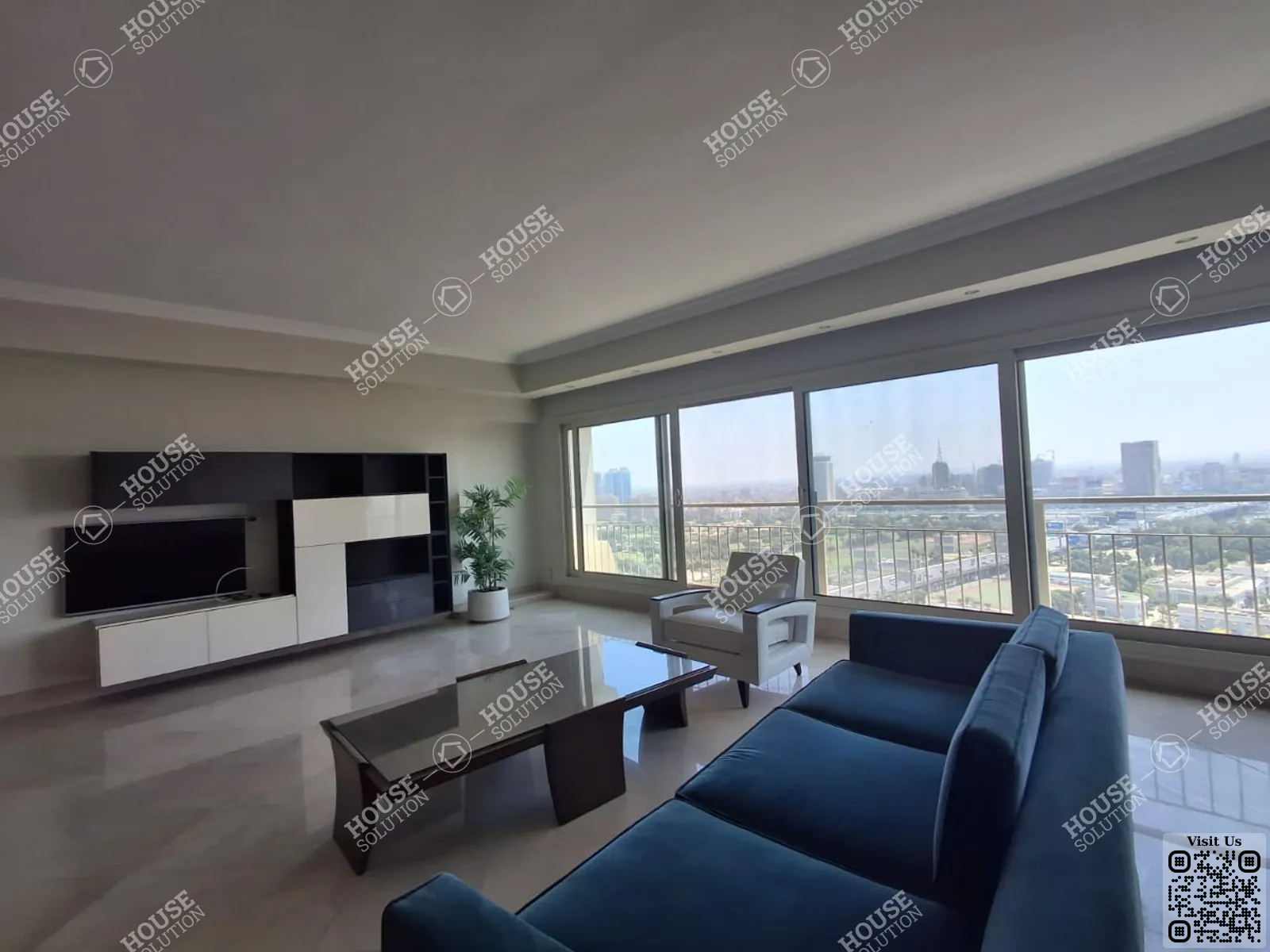 غرفة الاستقبال	 @ شقق للإيجار في العجوزه كورنيش العجوزه مساحة: 300 م² تتكون من 3 غرفة 3 حمام مفروش مودرن 5 نجوم #6184-2