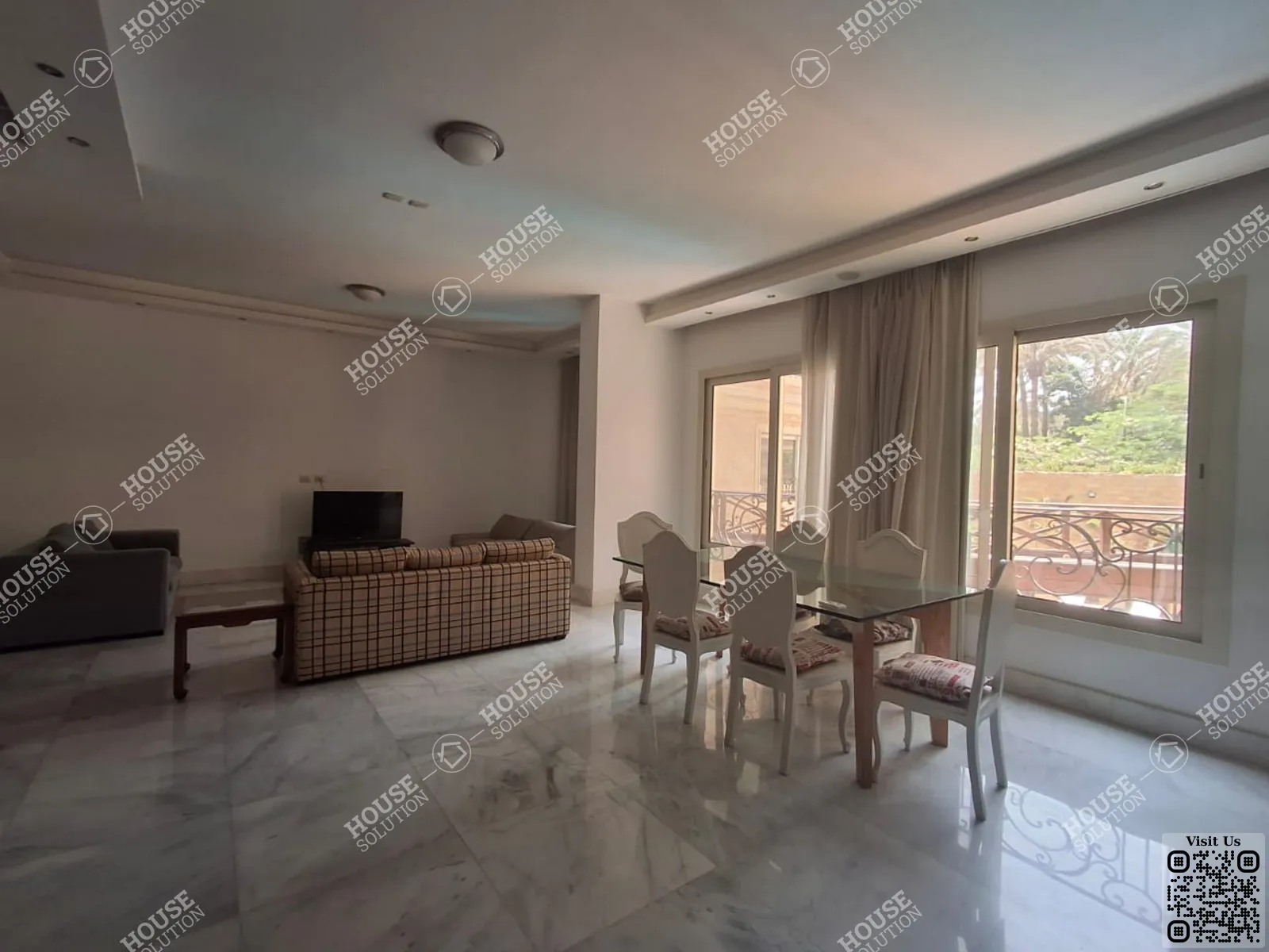 RECEPTION  @ Apartments For Rent In Maadi Maadi Sarayat Area: 180 m² consists of 3 Bedrooms 3 Bathrooms Furnished 5 stars #6189-0