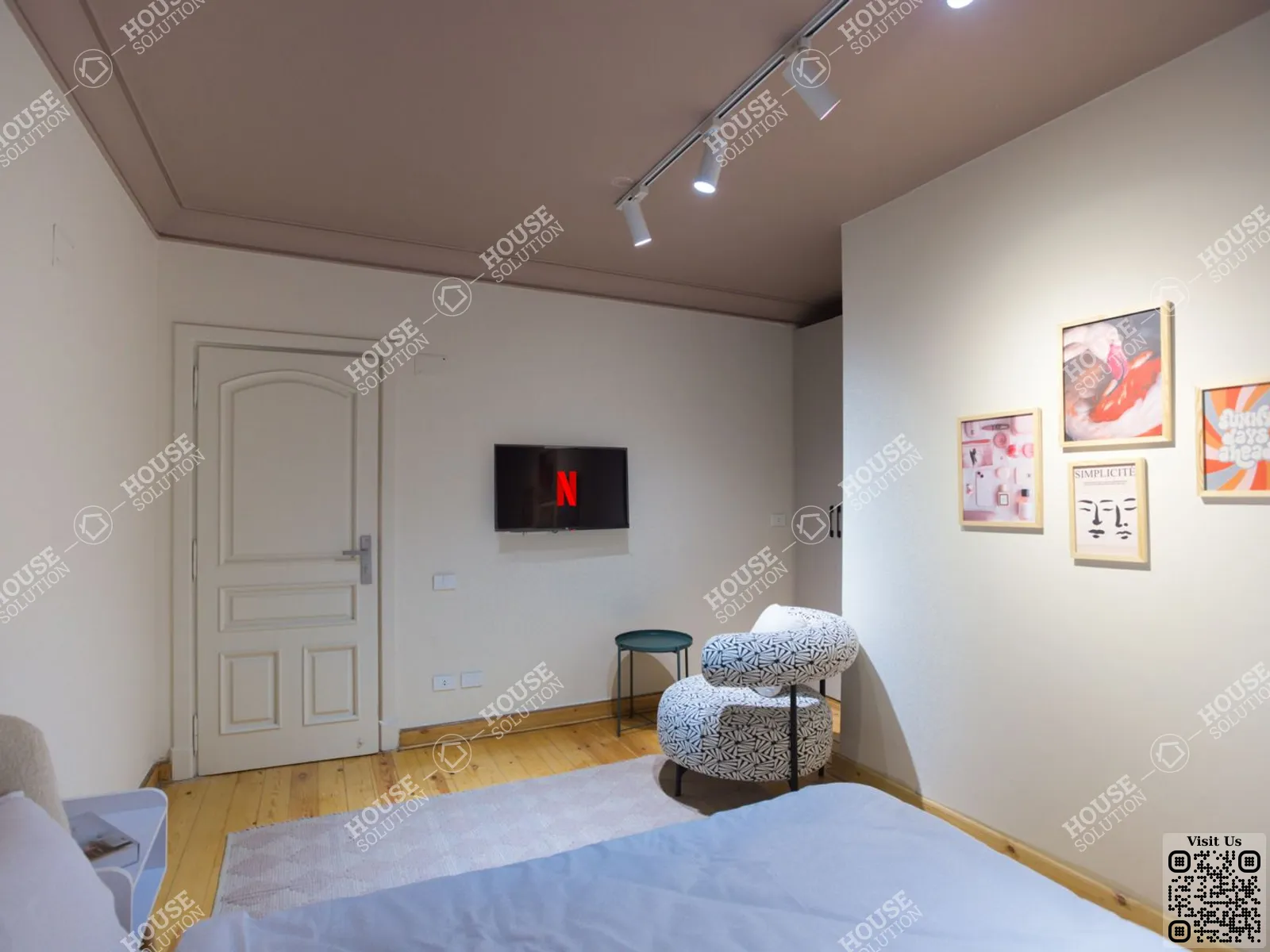 BEDROOM  @ Studios For Rent In Maadi Maadi Sarayat Area: 70 m² consists of 1 Bedrooms 1 Bathrooms Modern furnished 5 stars #6195-1