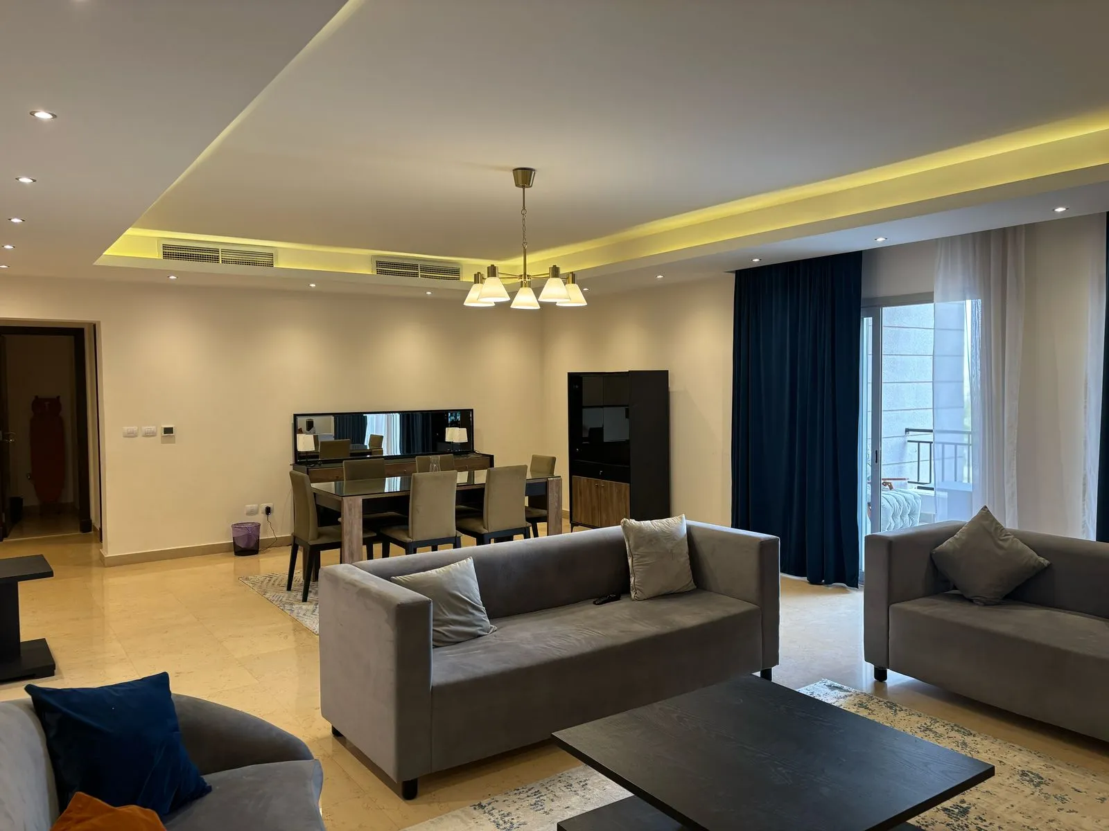 Apartments For Sale In New Cairo Cairo Festival City Al-Futtaim Area: 150 m² consists of 2 Bedrooms 2 Bathrooms Furnished 5 stars #6198