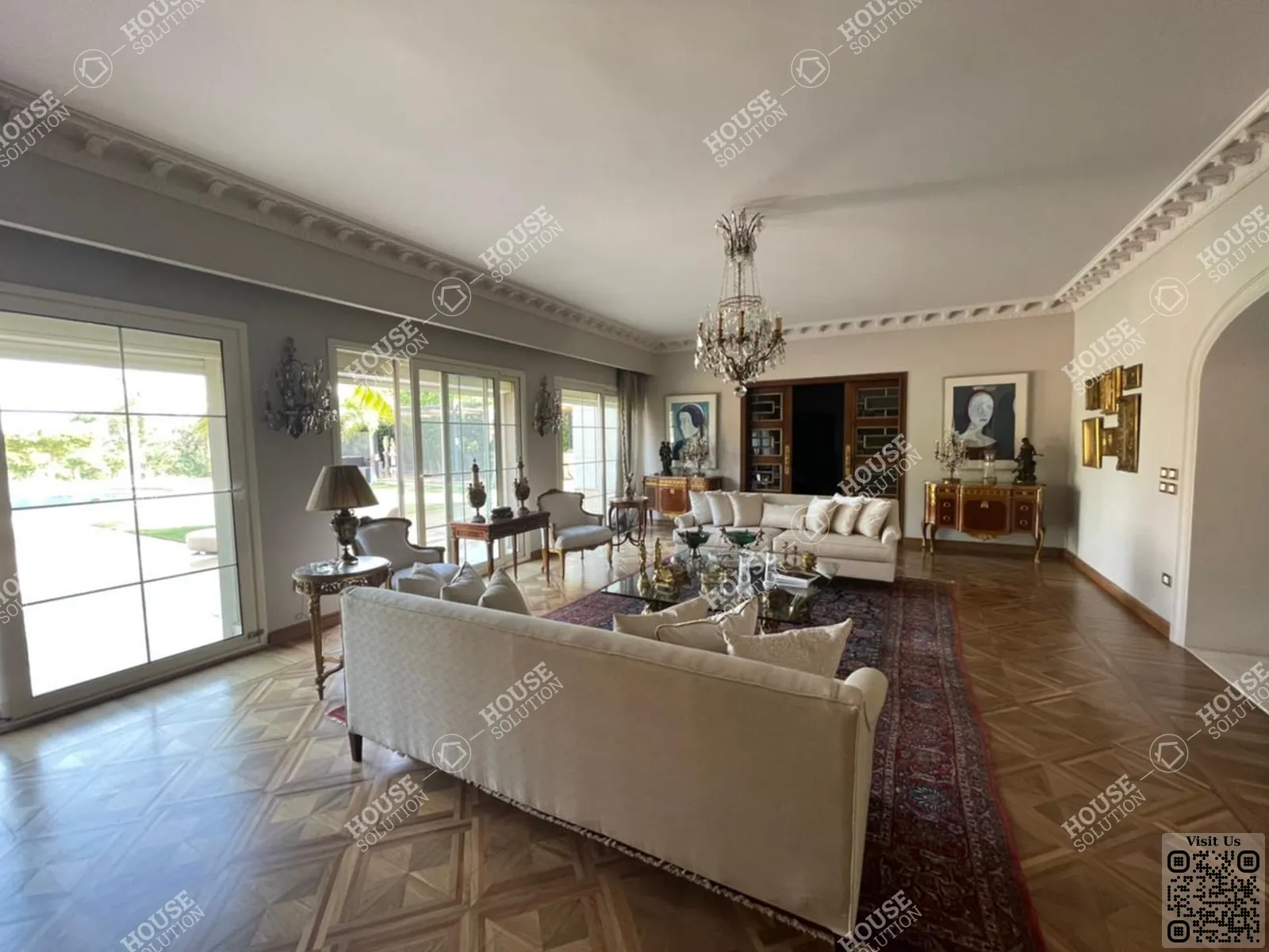 RECEPTION  @ Villas For Rent In Katameya katameya Heights Area: 750 m² consists of 6 Bedrooms 7 Bathrooms Semi furnished 5 stars #6211-2