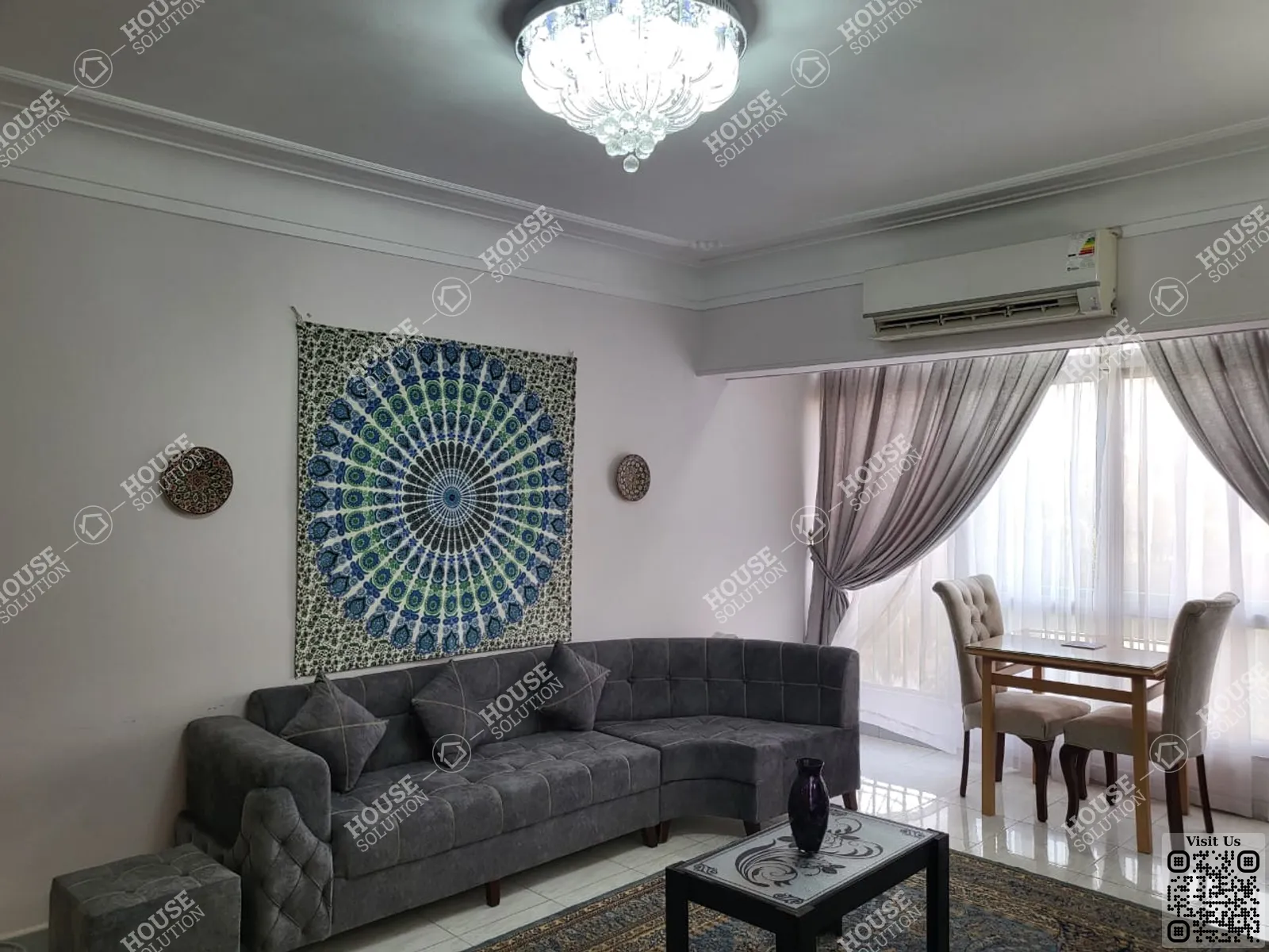 RECEPTION  @ Apartments For Rent In Maadi Maadi Degla Area: 125 m² consists of 2 Bedrooms 1 Bathrooms Furnished 5 stars #6216-1