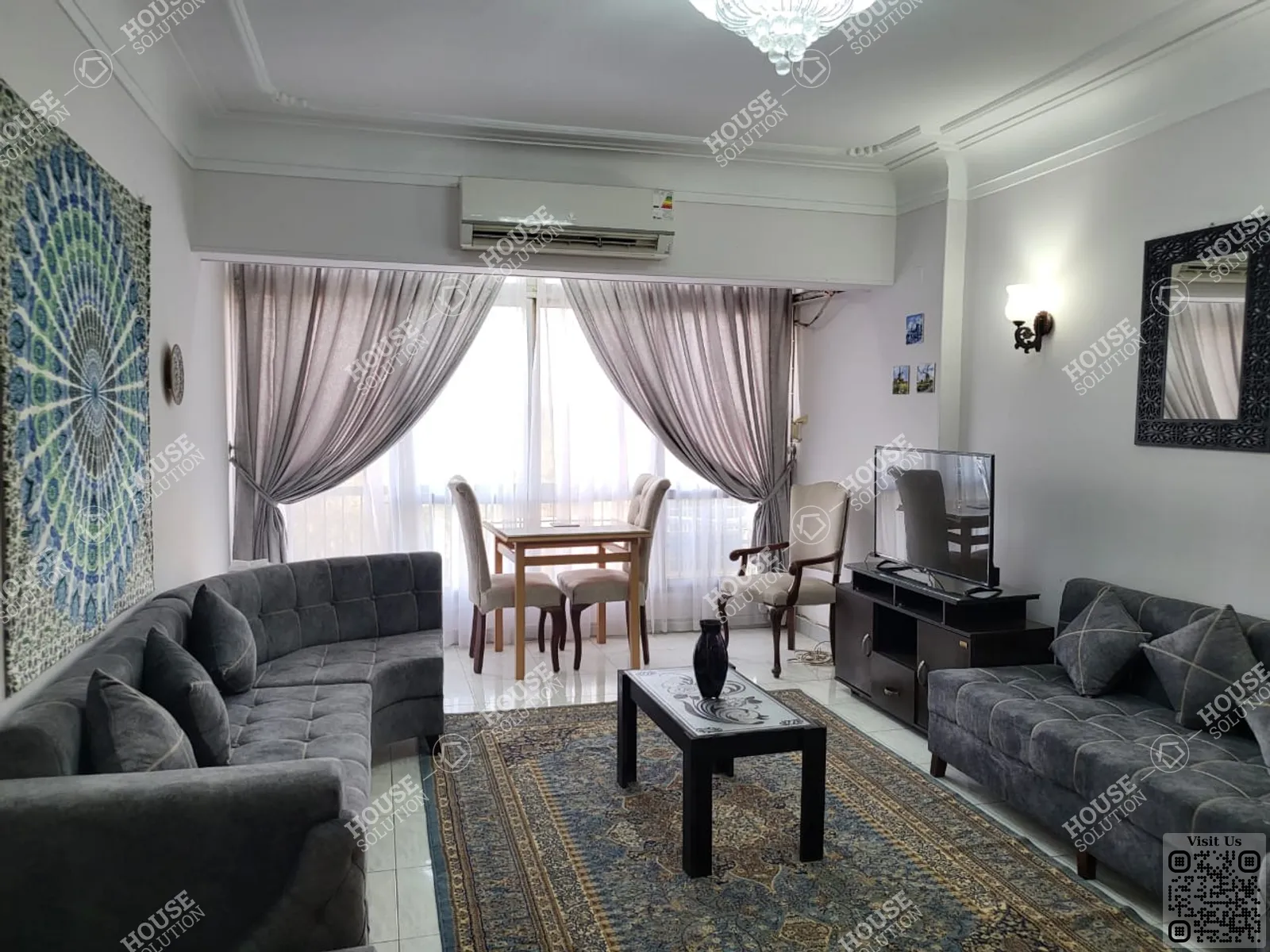 RECEPTION  @ Apartments For Rent In Maadi Maadi Degla Area: 125 m² consists of 2 Bedrooms 1 Bathrooms Furnished 5 stars #6216-0