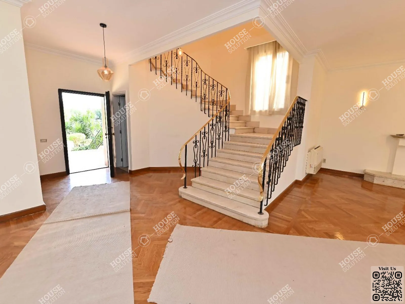 RECEPTION  @ Villas For Rent In Katameya katameya Heights Area: 450 m² consists of 3 Bedrooms 3 Bathrooms Semi furnished 5 stars #6218-1