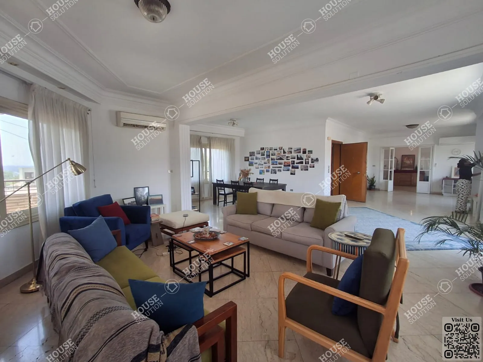 RECEPTION  @ Penthouses For Rent In Maadi Maadi Sarayat Area: 200 m² consists of 3 Bedrooms 3 Bathrooms Furnished 1 stars #6219-0