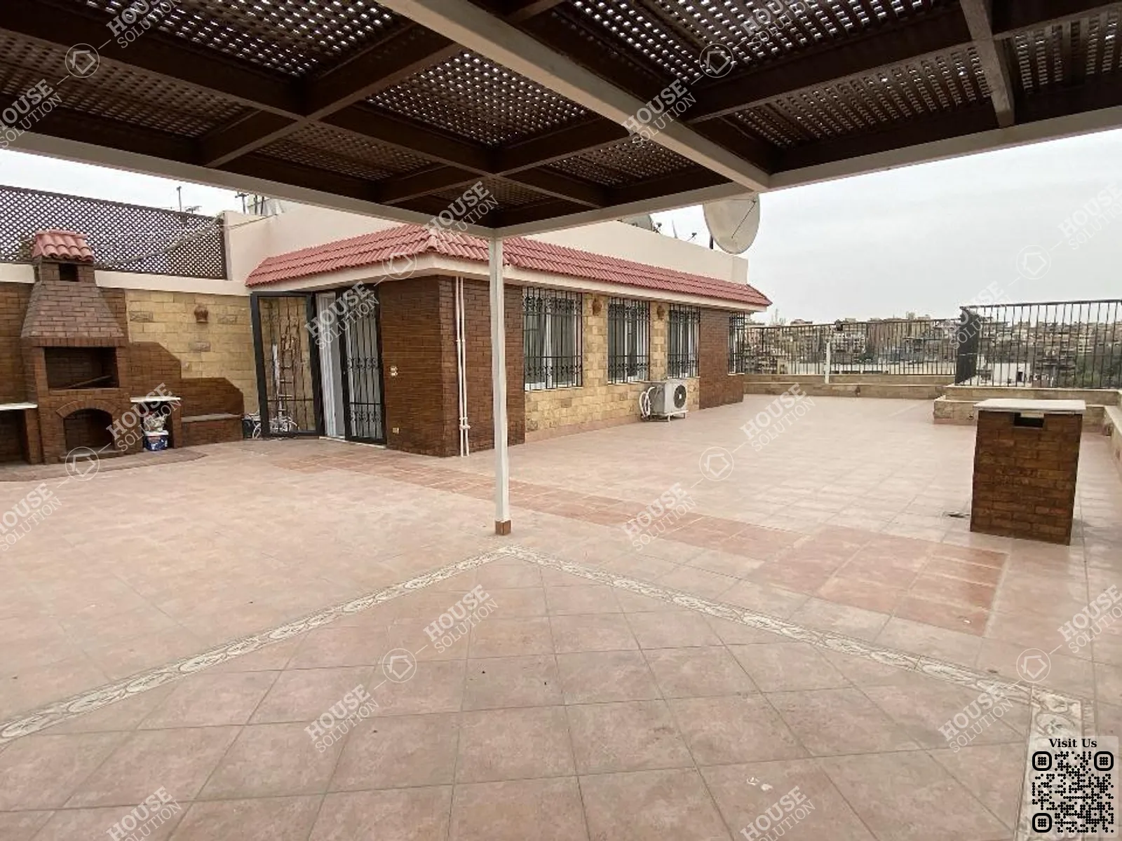 TERRACE  @ Penthouses For Rent In Maadi Maadi Degla Area: 680 m² consists of 4 Bedrooms 6 Bathrooms Semi furnished 5 stars #6220-0