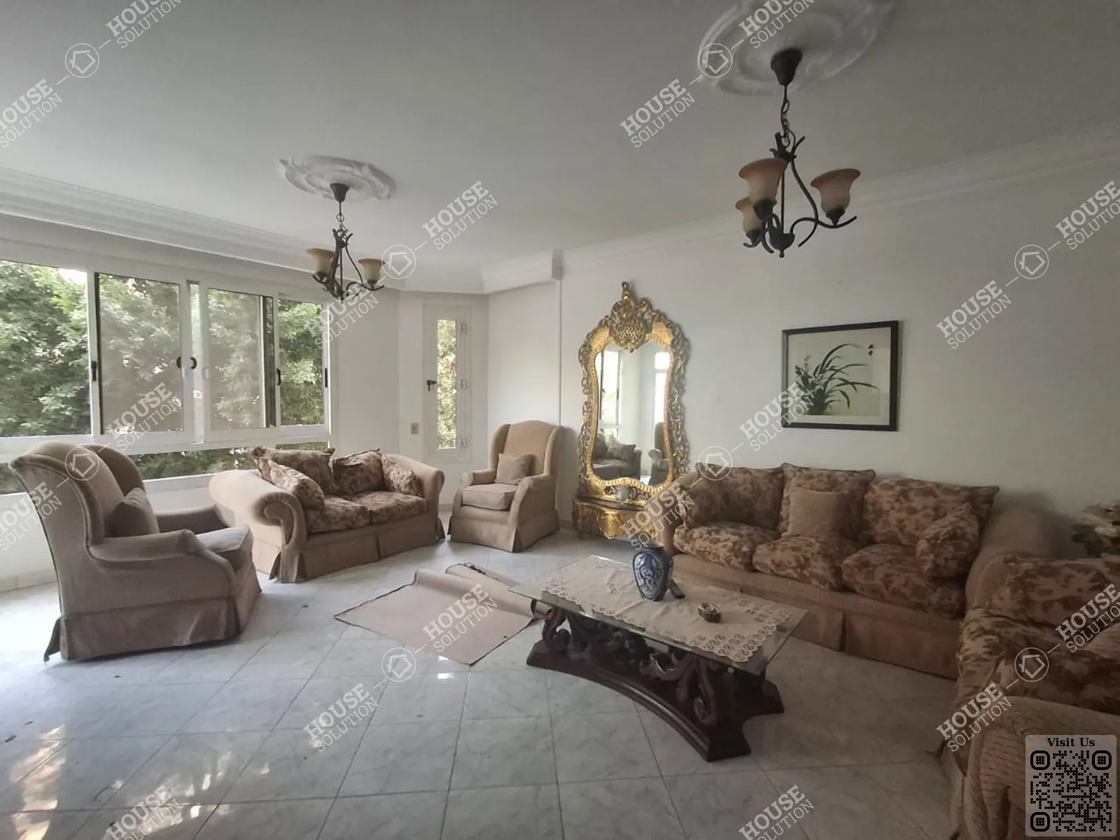 RECEPTION  @ Apartments For Rent In Maadi Maadi Degla Area: 170 m² consists of 3 Bedrooms 2 Bathrooms Furnished 5 stars #6225-0