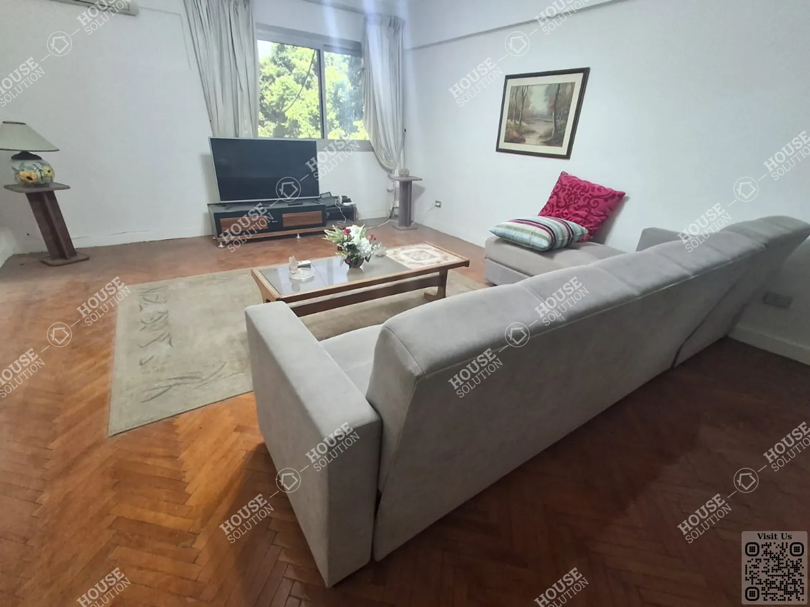 RECEPTION  @ Apartments For Rent In Maadi Maadi Degla Area: 130 m² consists of 2 Bedrooms 2 Bathrooms Furnished 3 stars #6227-0