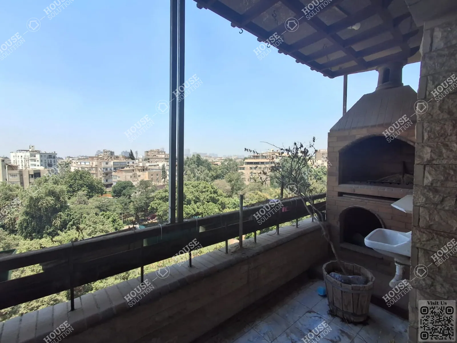 BALCONY  @ Apartments For Sale In Maadi Maadi Degla Area: 235 m² consists of 3 Bedrooms 3 Bathrooms Furnished 5 stars #6228-1