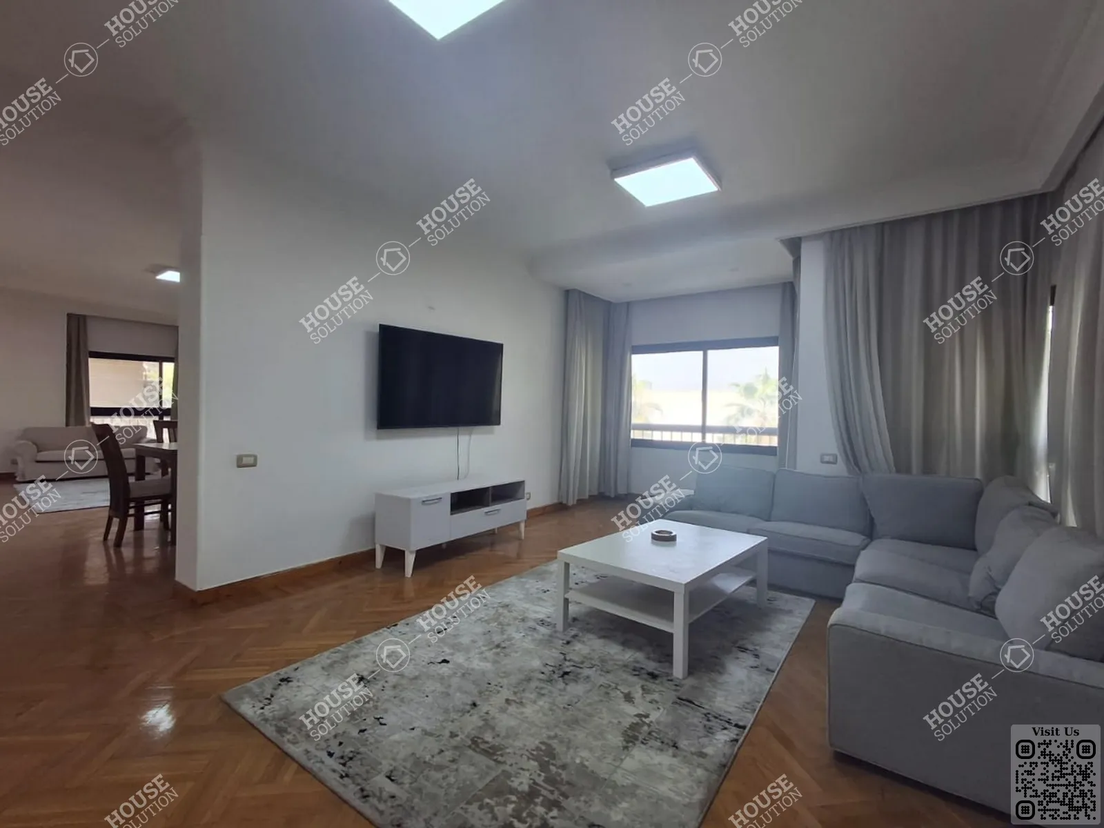 LIVING AREA  @ Apartments For Rent In Maadi Maadi Degla Area: 260 m² consists of 4 Bedrooms 4 Bathrooms Modern furnished 5 stars #6229-1