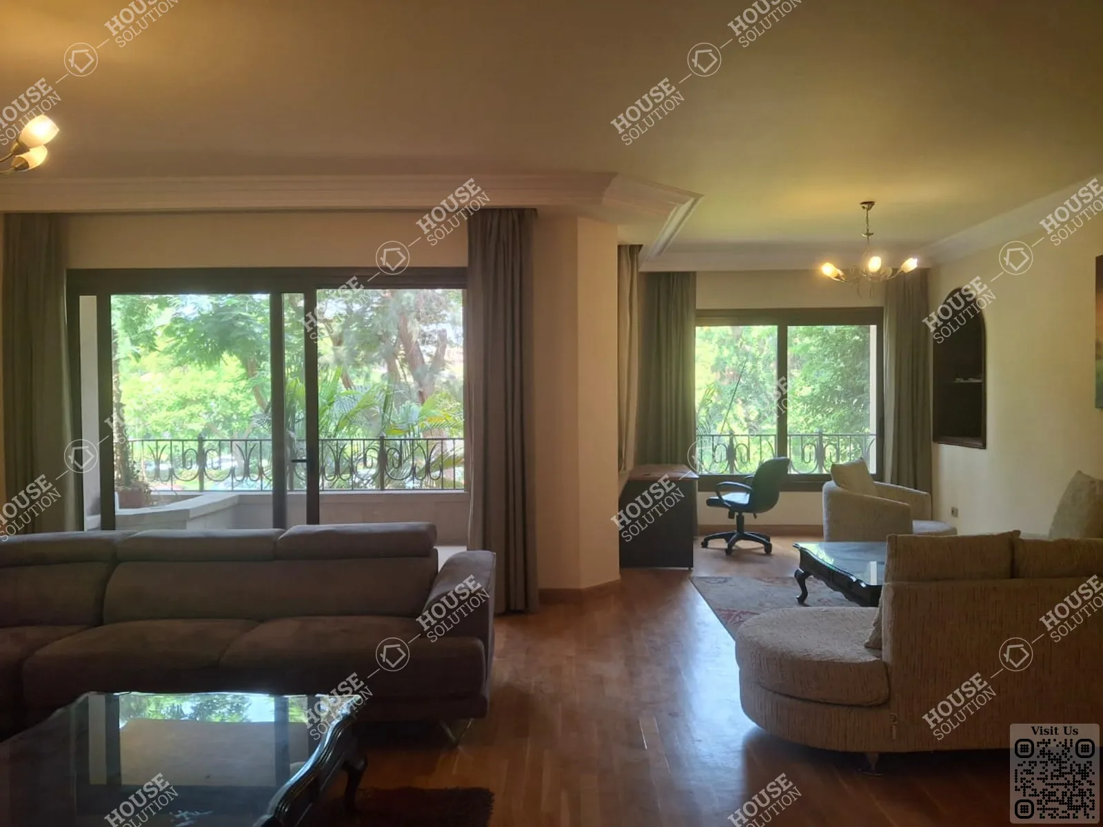 RECEPTION  @ Duplexes For Rent In Maadi Maadi Degla Area: 200 m² consists of 3 Bedrooms 4 Bathrooms Modern furnished 5 stars #6230-0