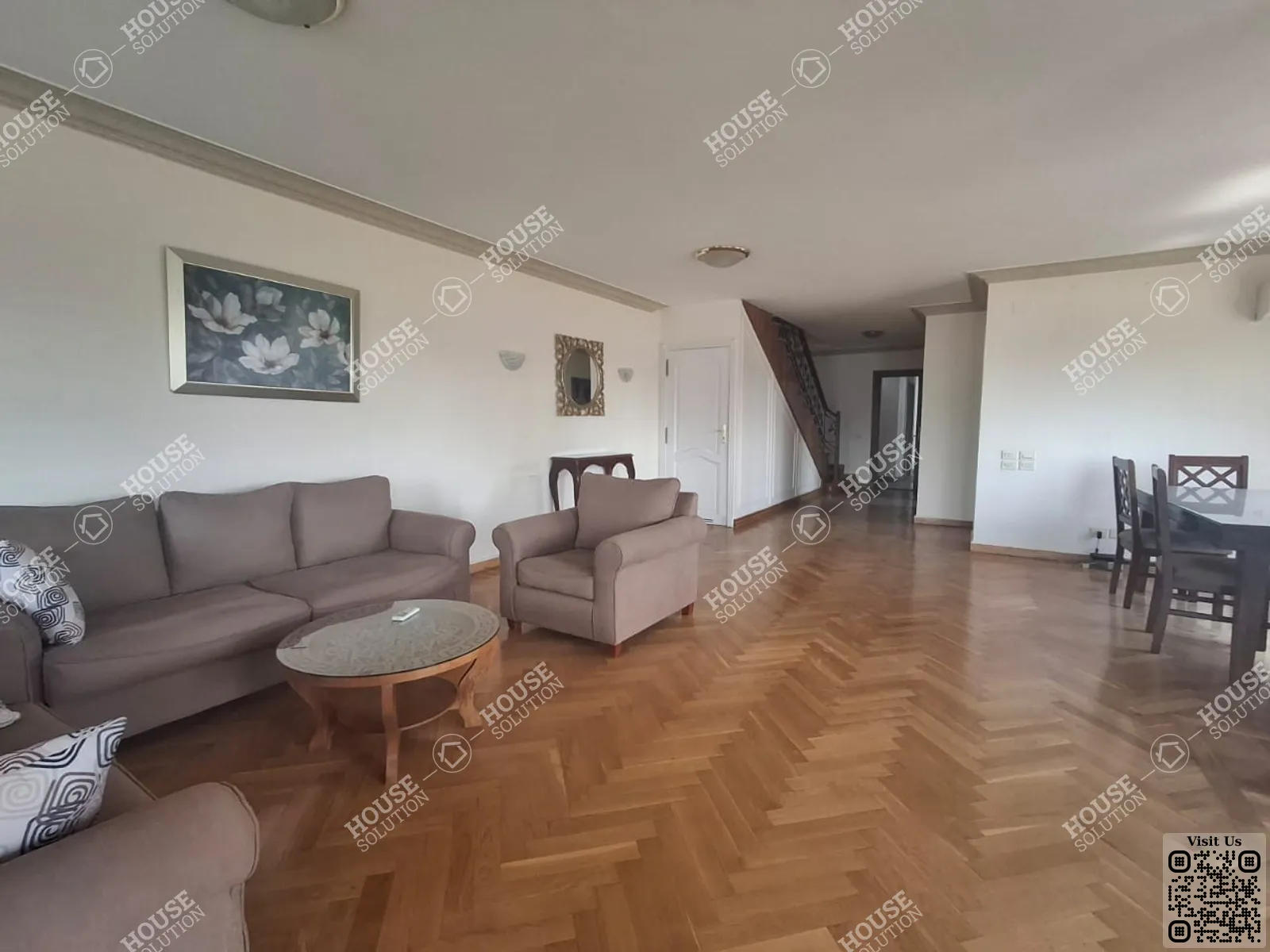 RECEPTION  @ Duplexes For Rent In Maadi Maadi Degla Area: 180 m² consists of 3 Bedrooms 3 Bathrooms Furnished 5 stars #6234-0