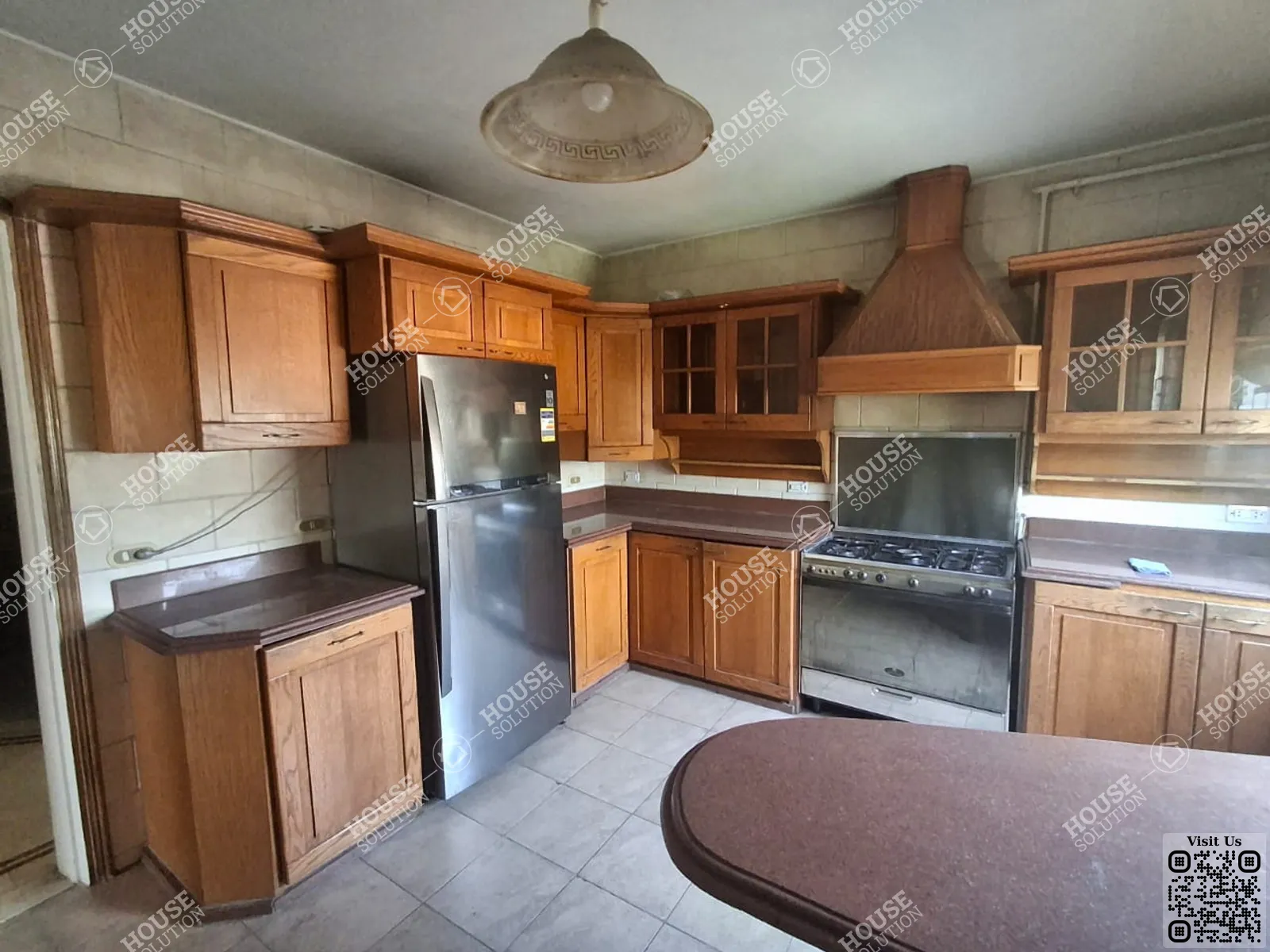 KITCHEN  @ Apartments For Rent In Maadi Maadi Sarayat Area: 190 m² consists of 4 Bedrooms 4 Bathrooms Semi furnished 5 stars #6235-2