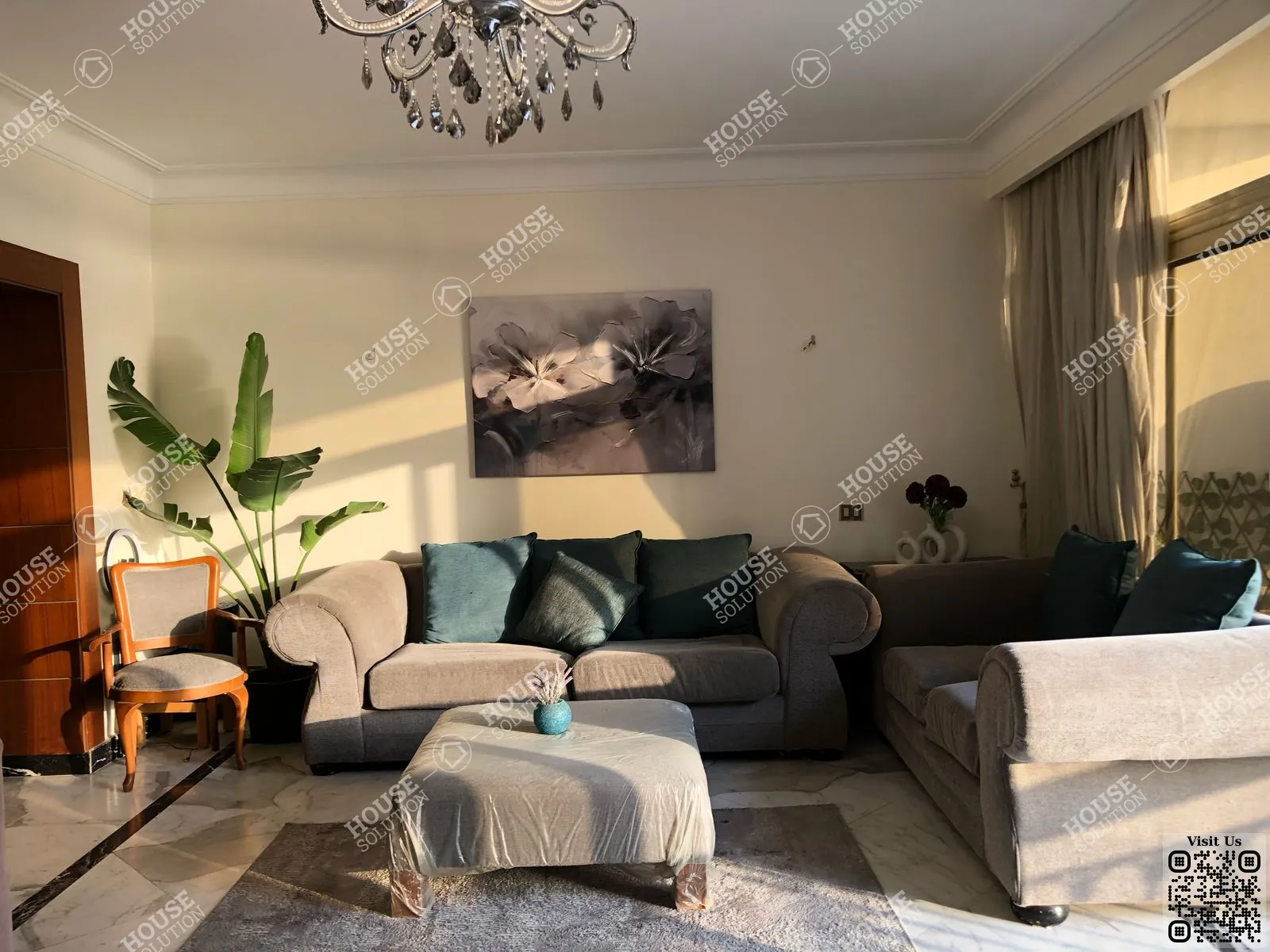 RECEPTION  @ Apartments For Rent In Maadi Maadi Cornishe Area: 200 m² consists of 3 Bedrooms 2 Bathrooms Furnished 5 stars #6237-0