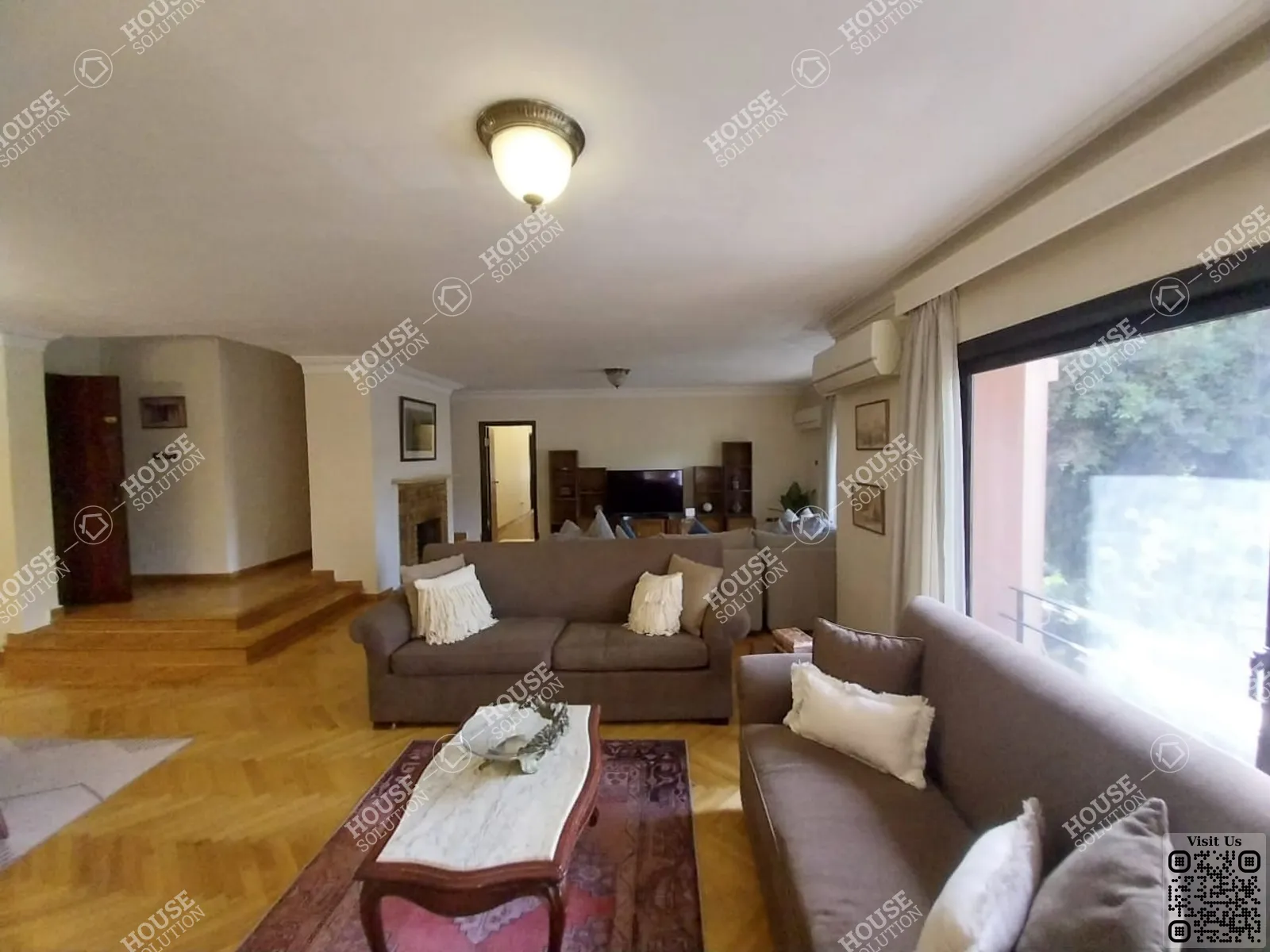 RECEPTION  @ Apartments For Rent In Maadi Maadi Sarayat Area: 170 m² consists of 3 Bedrooms 3 Bathrooms Furnished 5 stars #6241-2