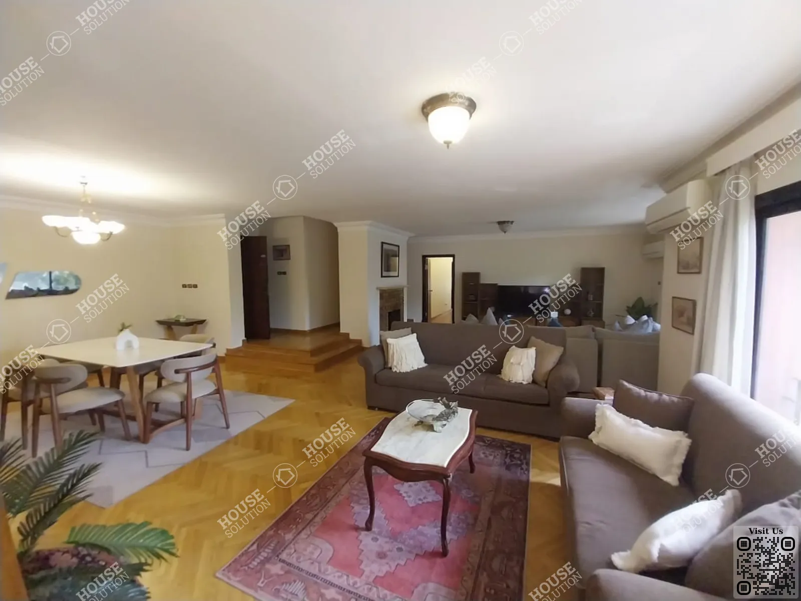 RECEPTION  @ Apartments For Rent In Maadi Maadi Sarayat Area: 170 m² consists of 3 Bedrooms 3 Bathrooms Furnished 5 stars #6241-0