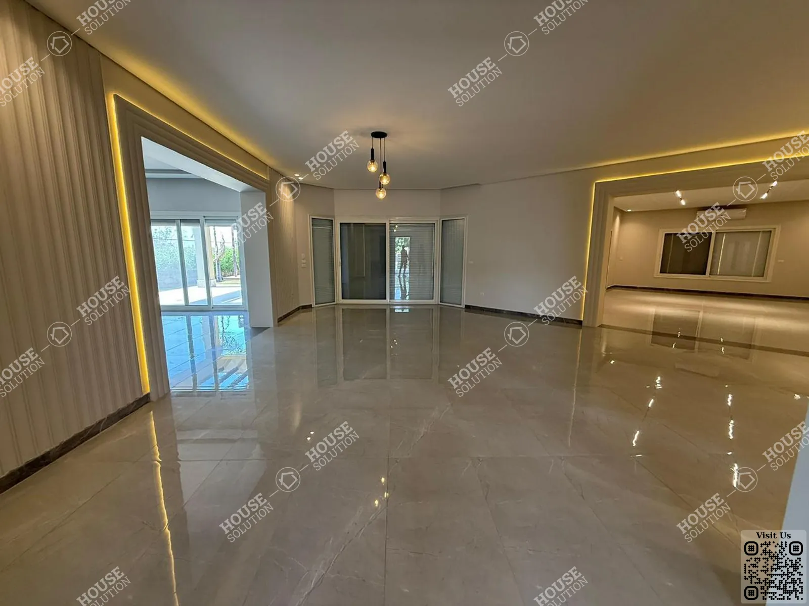 RECEPTION  @ Villas For Rent In Katameya Palm Hills Katameya Area: 800 m² consists of 5 Bedrooms 6 Bathrooms Semi furnished 5 stars #6243-1