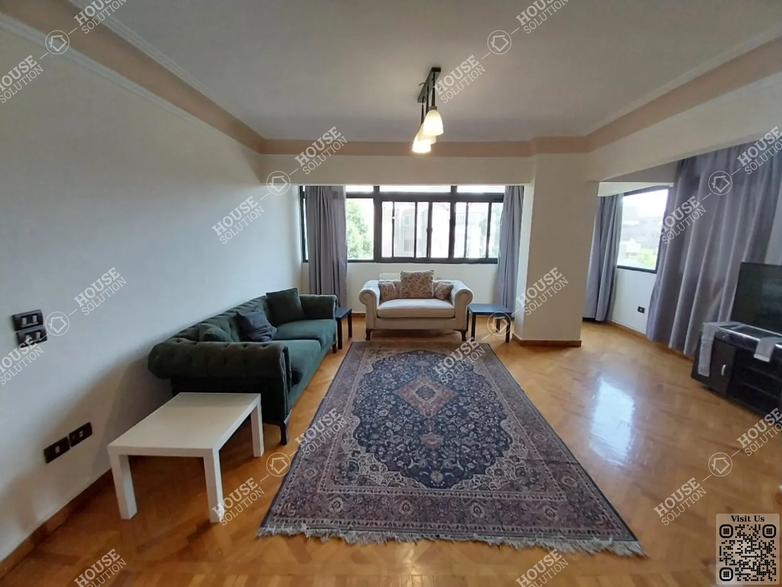 RECEPTION  @ Apartments For Rent In Maadi Maadi Degla Area: 160 m² consists of 3 Bedrooms 2 Bathrooms Furnished 3 stars #6246-1