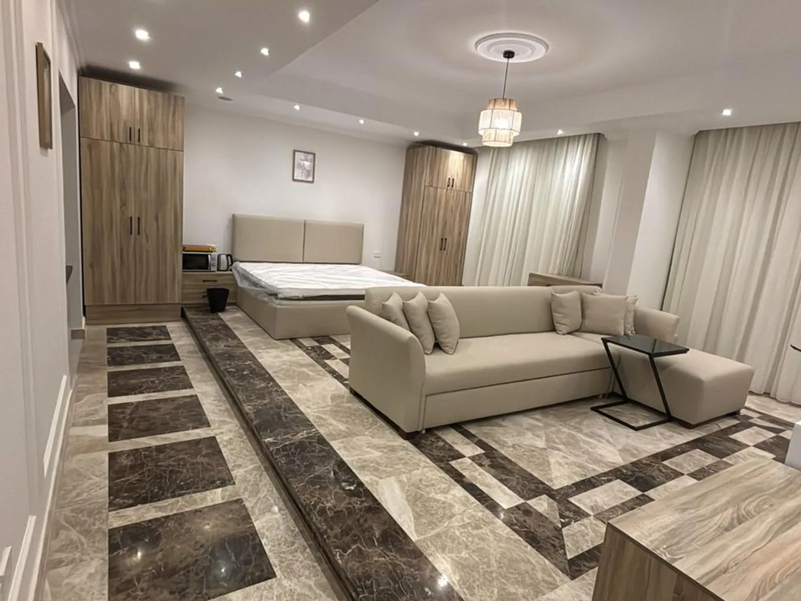 Studios For Sale In New Cairo 90 street Area: 45 m² consists of 1 Bedrooms 1 Bathrooms Modern furnished 5 stars #6250