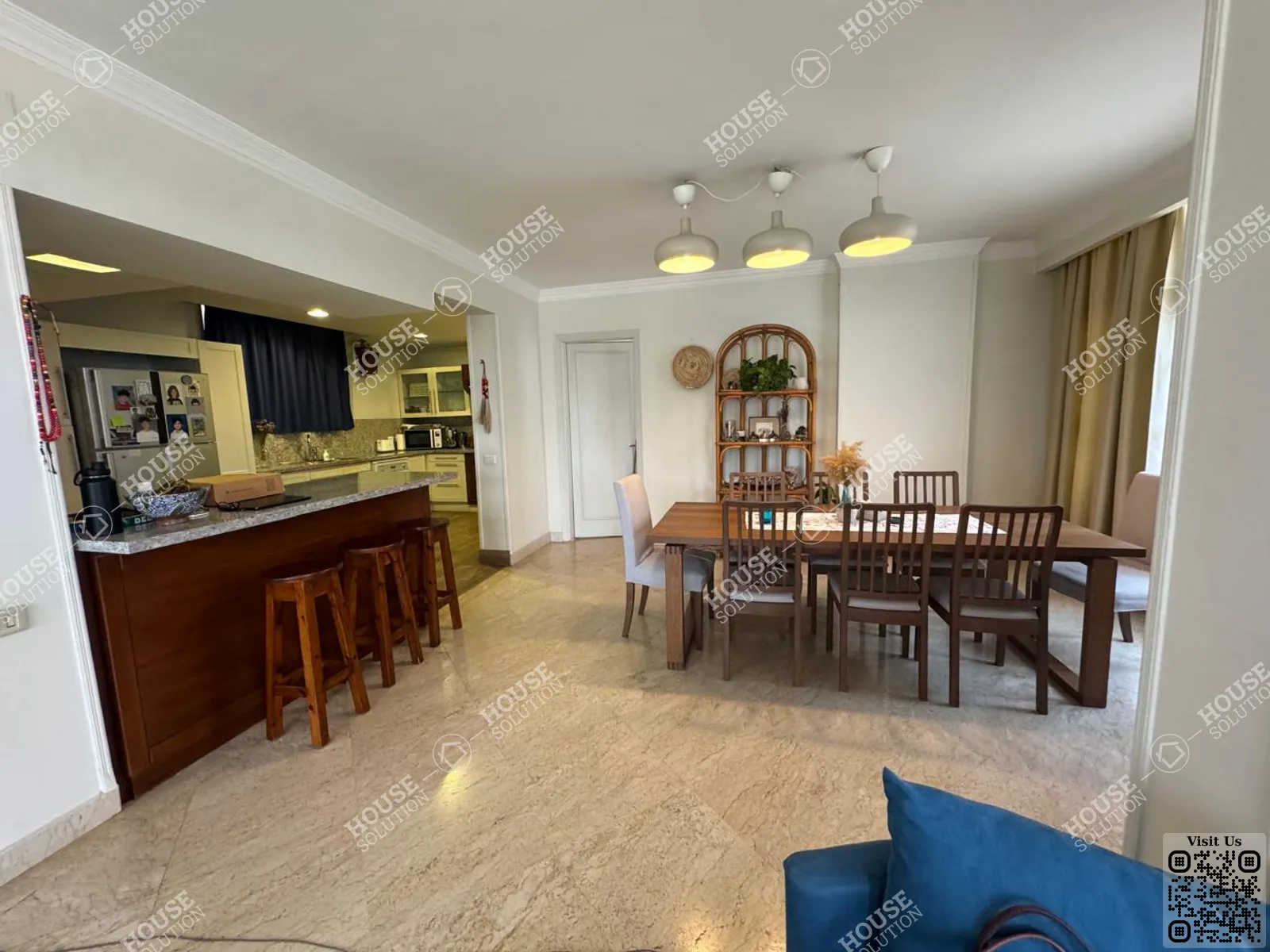 DINING AREA @ Duplexes For Rent In Maadi Maadi Sarayat Area: 240 m² consists of 4 Bedrooms 4 Bathrooms Modern furnished 5 stars #6251-0