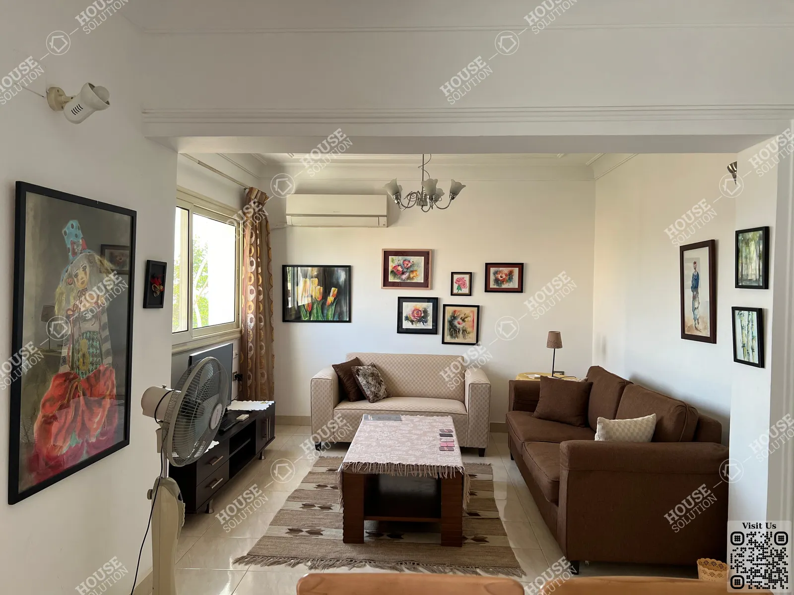 RECEPTION @ Apartments For Rent In Maadi Maadi Degla Area: 120 m² consists of 2 Bedrooms 1 Bathrooms Furnished 3 stars #6253-2