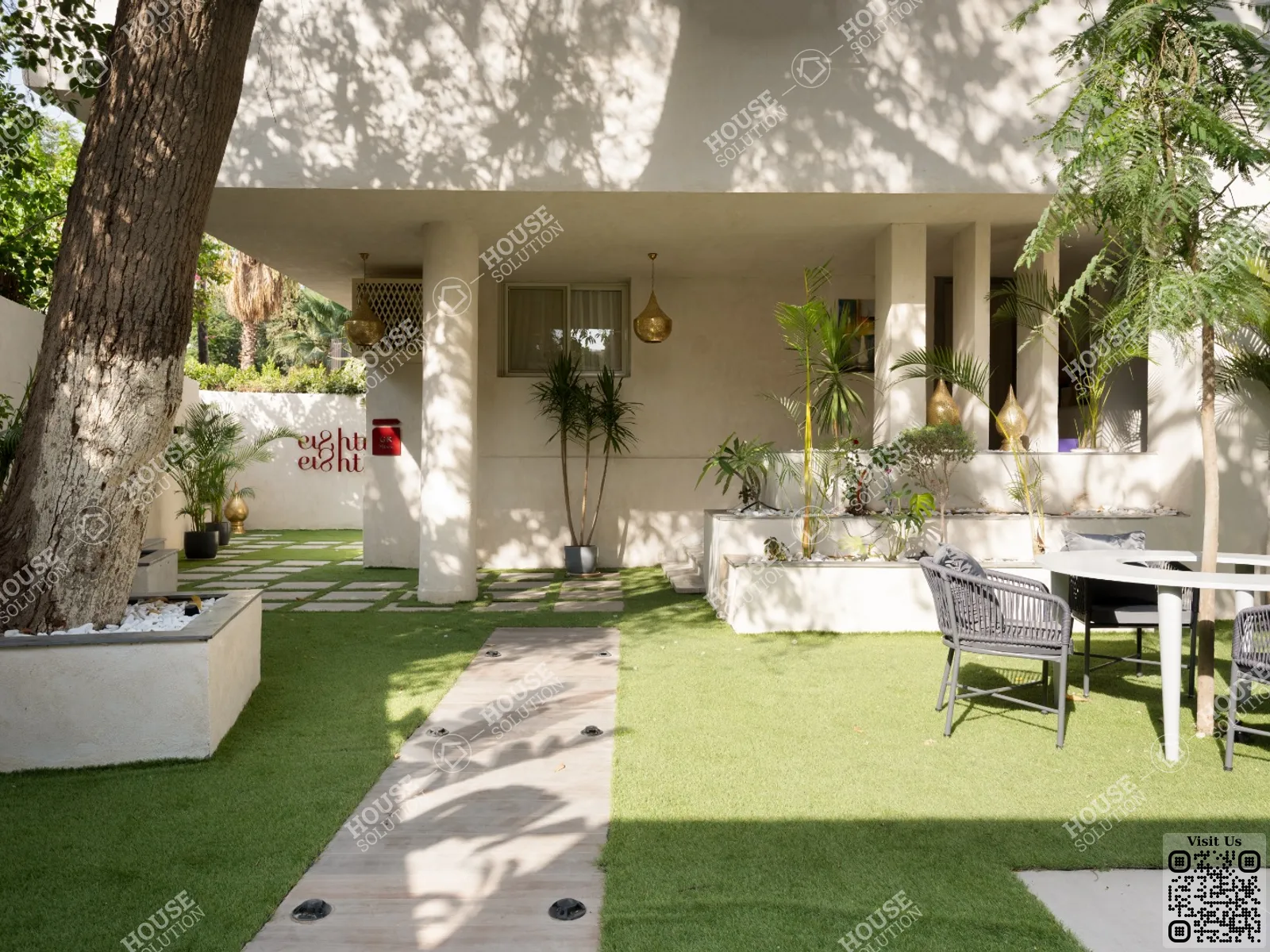 SHARED GARDEN  @ Studios For Rent In Maadi Maadi Degla Area: 45 m² consists of 1 Bedrooms 1 Bathrooms Modern furnished 5 stars #6254-0