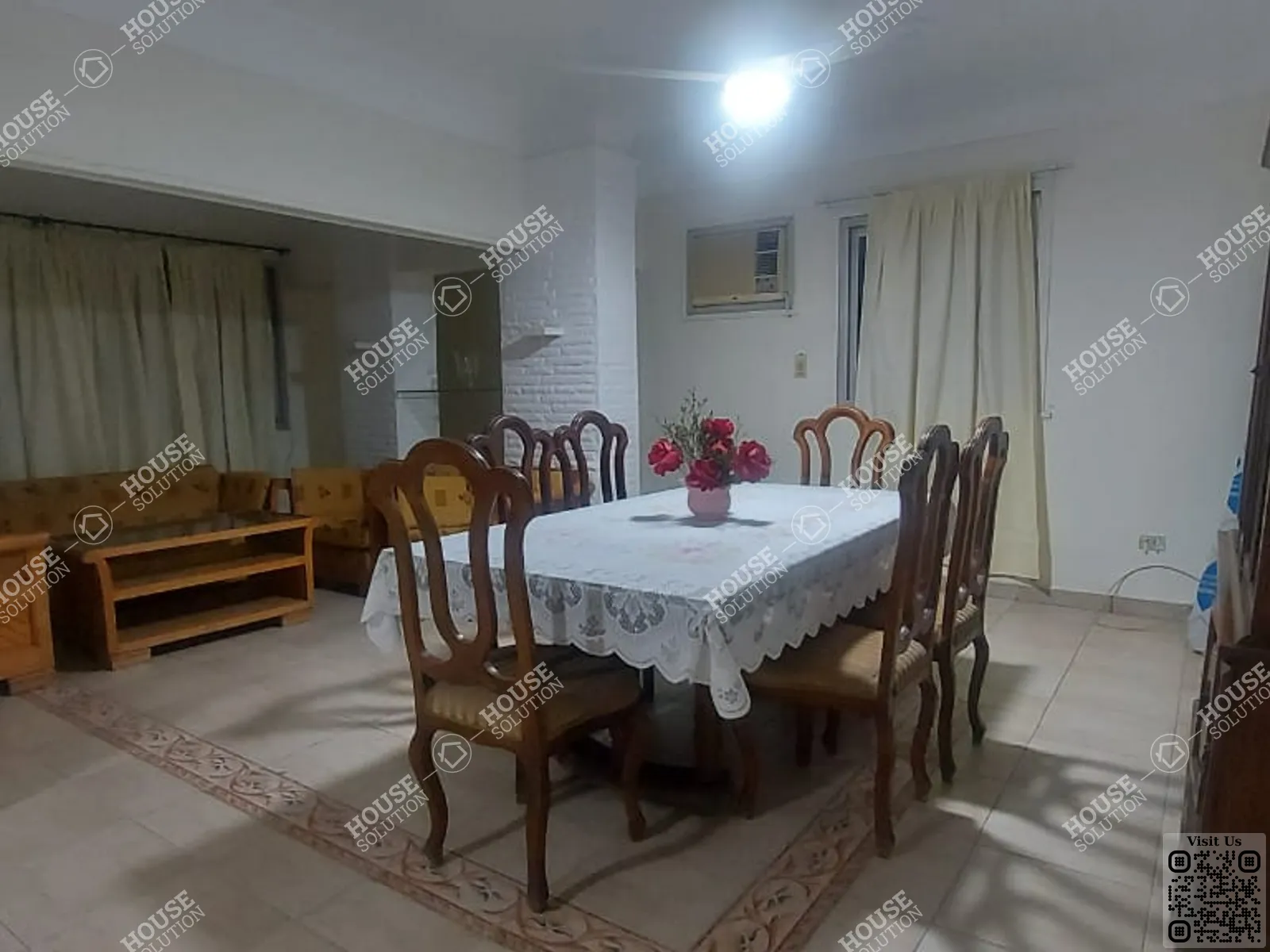 DINING AREA @ Apartments For Rent In Maadi Maadi Degla Area: 170 m² consists of 3 Bedrooms 2 Bathrooms Furnished 1 stars #6258-0