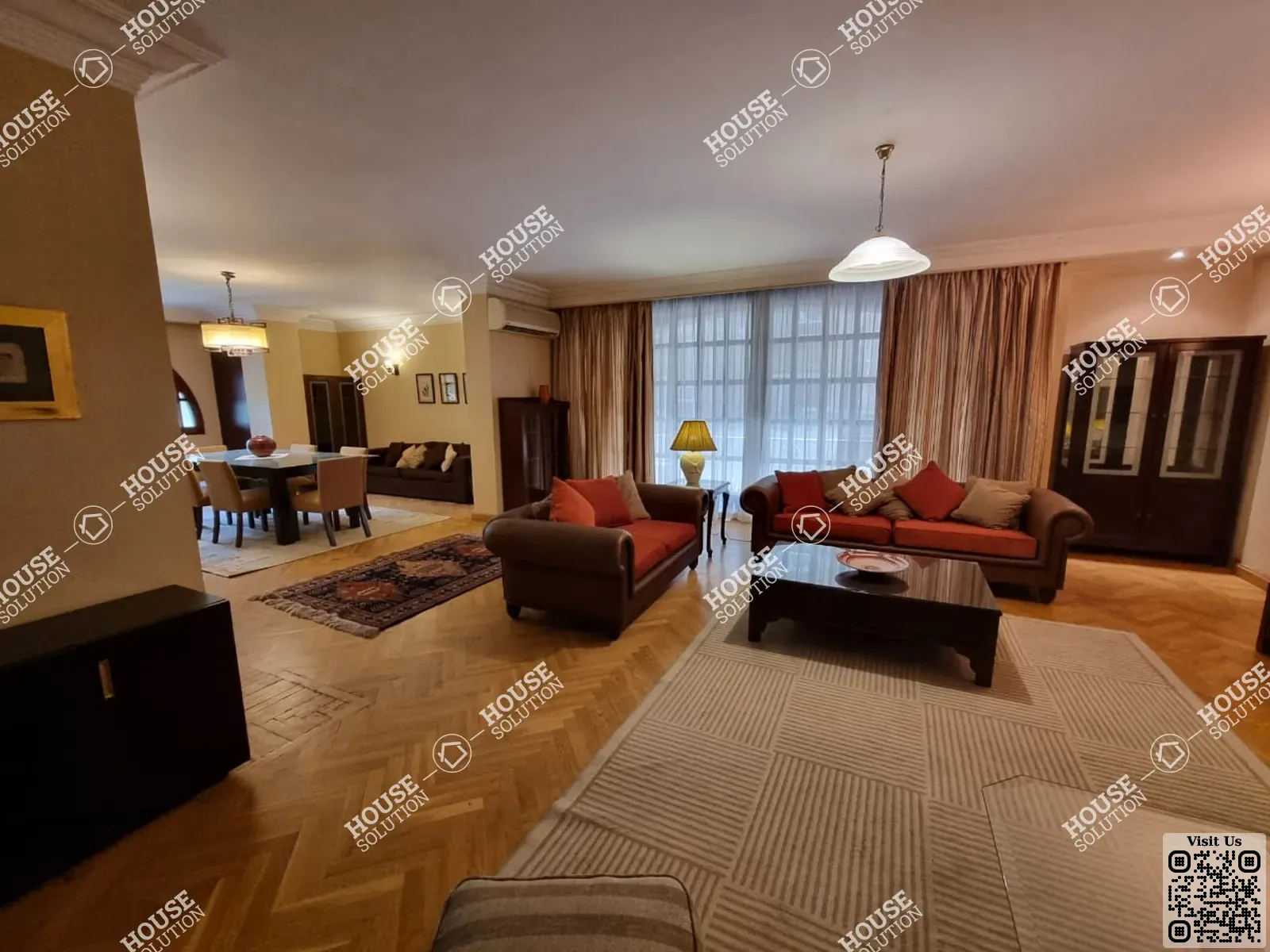 RECEPTION  @ Apartments For Rent In Maadi Maadi Sarayat Area: 240 m² consists of 3 Bedrooms 3 Bathrooms Furnished 4 stars #6259-1