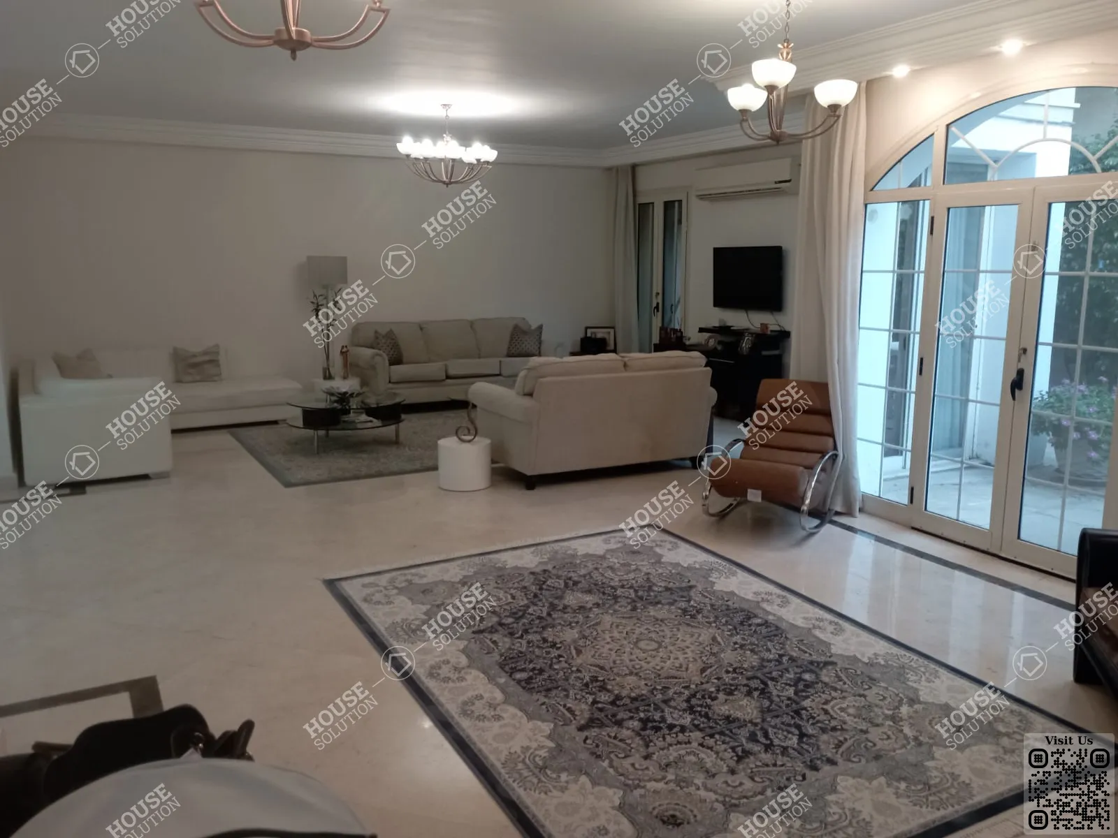 RECEPTION  @ Ground Floors For Rent In Katameya katameya Heights Area: 220 m² consists of 3 Bedrooms 3 Bathrooms Modern furnished 5 stars #6260-1