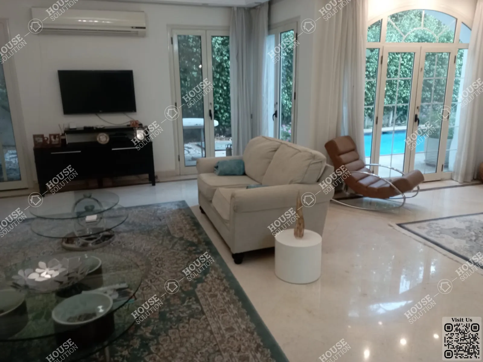 RECEPTION  @ Ground Floors For Rent In Katameya katameya Heights Area: 220 m² consists of 3 Bedrooms 3 Bathrooms Modern furnished 5 stars #6260-0