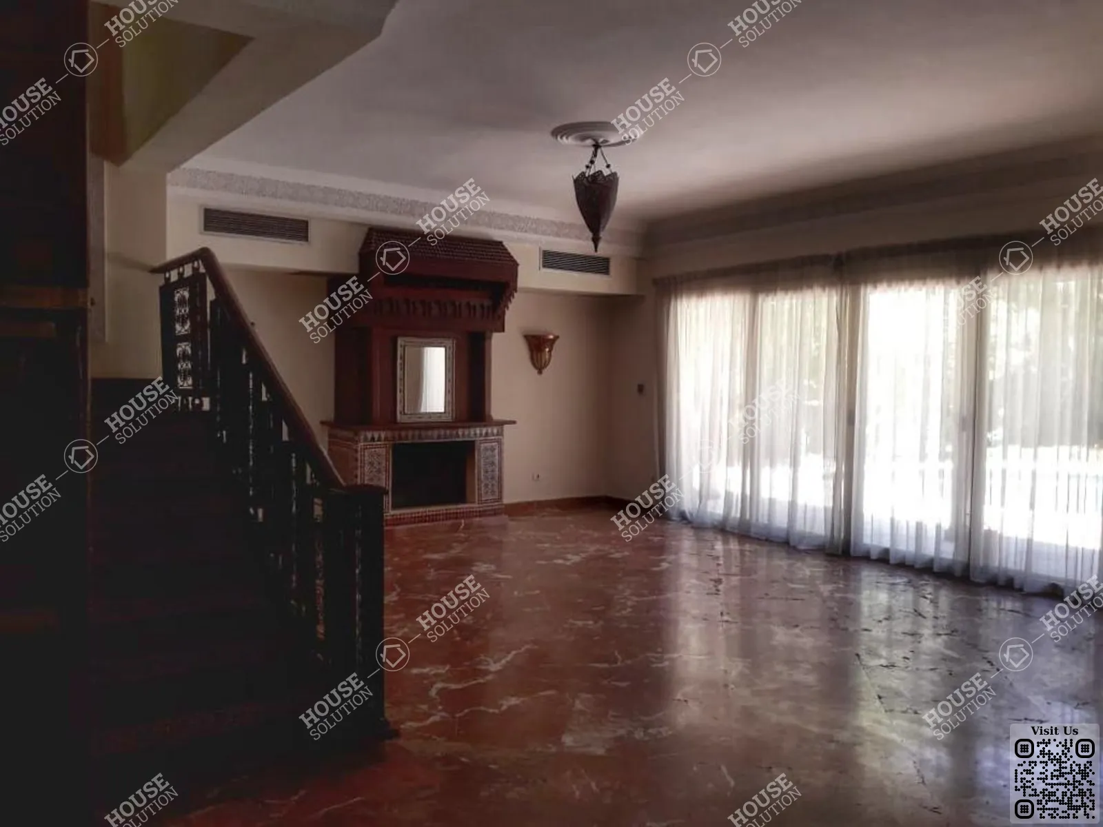 RECEPTION  @ Villas For Rent In Katameya katameya Heights Area: 650 m² consists of 4 Bedrooms 5 Bathrooms Semi furnished 5 stars #6264-1