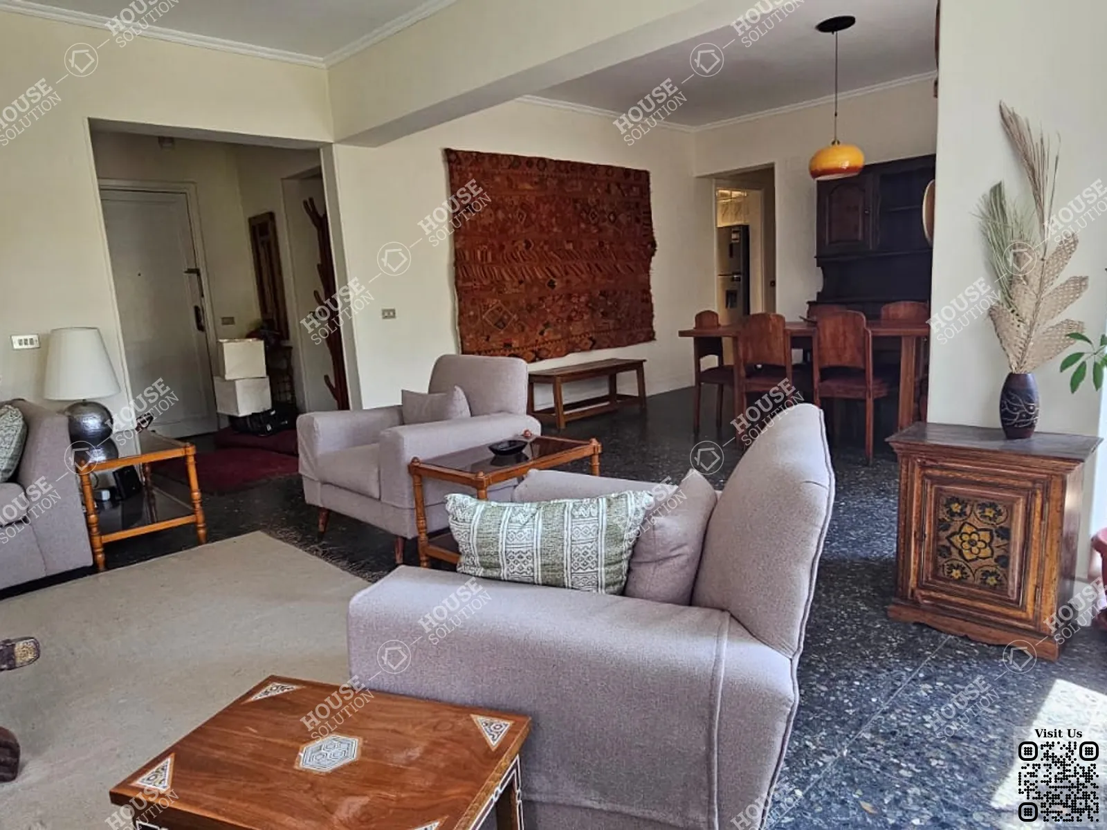 RECEPTION  @ Apartments For Rent In Maadi Maadi Sarayat Area: 160 m² consists of 3 Bedrooms 2 Bathrooms Furnished 5 stars #6268-2