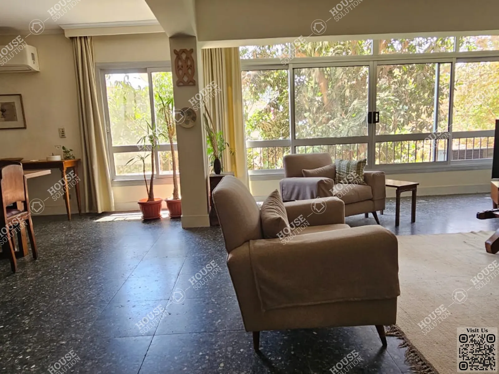 RECEPTION  @ Apartments For Rent In Maadi Maadi Sarayat Area: 160 m² consists of 3 Bedrooms 2 Bathrooms Furnished 5 stars #6268-0