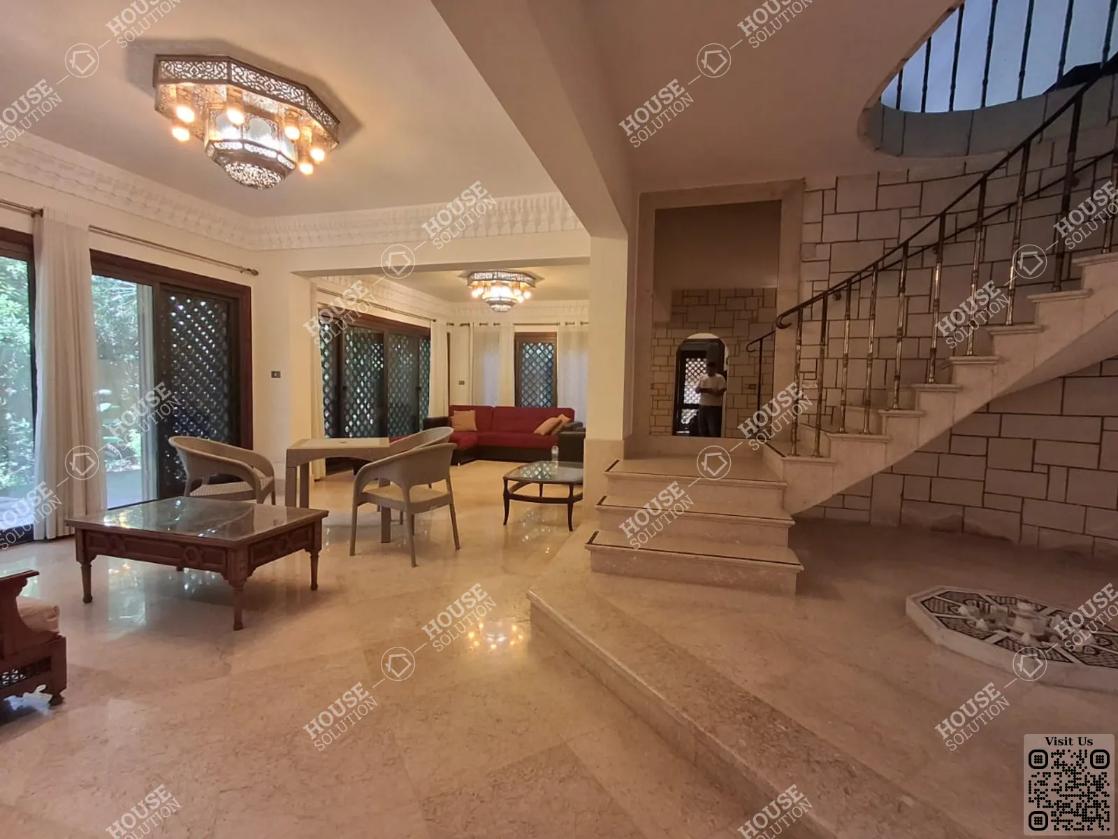 RECEPTION  @ Ground Floors For Rent In Maadi Maadi Degla Area: 200 m² consists of 4 Bedrooms 2 Bathrooms Modern furnished 5 stars #6269-2