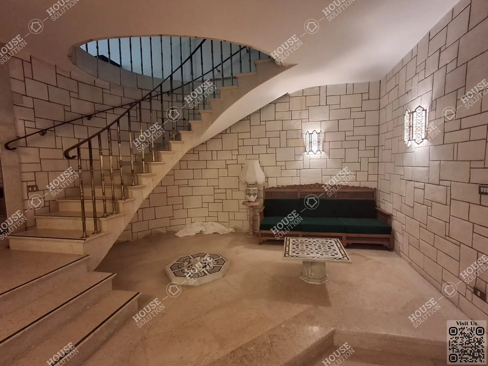 RECEPTION  @ Ground Floors For Rent In Maadi Maadi Degla Area: 200 m² consists of 4 Bedrooms 2 Bathrooms Modern furnished 5 stars #6269-1