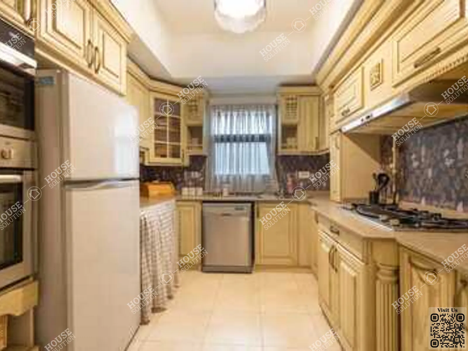 KITCHEN  @ Apartments For Rent In New Cairo Mivida Area: 160 m² consists of 3 Bedrooms 3 Bathrooms Modern furnished 5 stars #6270-2