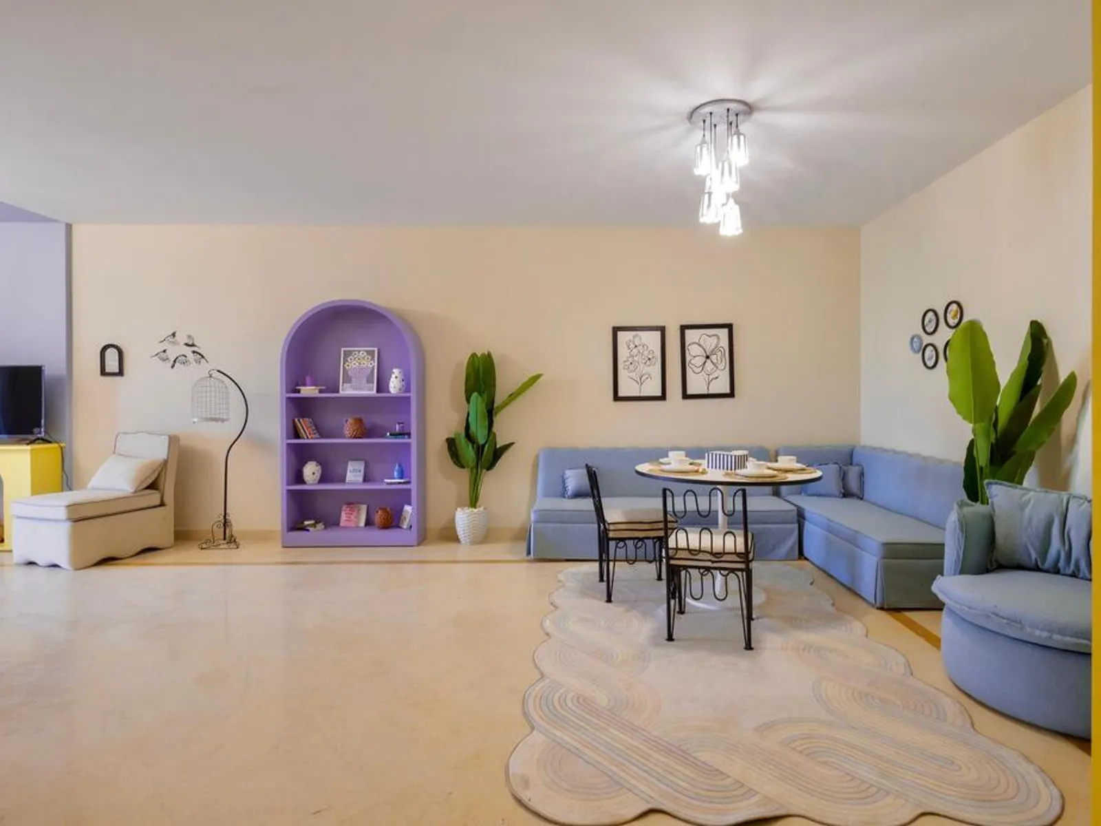 ELEGANTLY FURNISHED APARTMENT FOR RENT IN MIVIDA NEW CAIRO NEAR INTERNATIONAL SCHOOLS - #6270 - Modern furnished