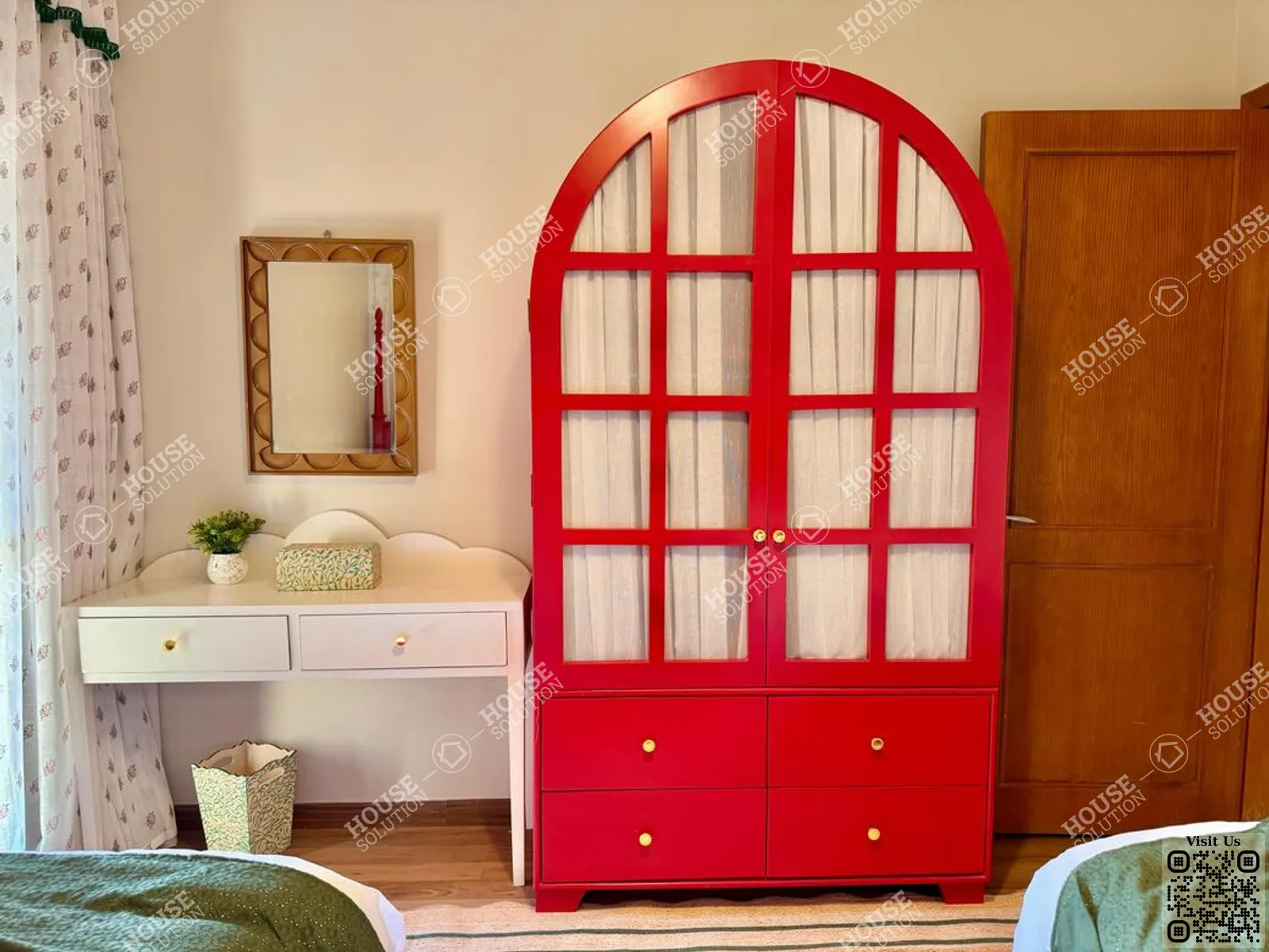 BEDROOM  @ Apartments For Rent In New Cairo Mivida Area: 160 m² consists of 3 Bedrooms 3 Bathrooms Modern furnished 5 stars #6271-2