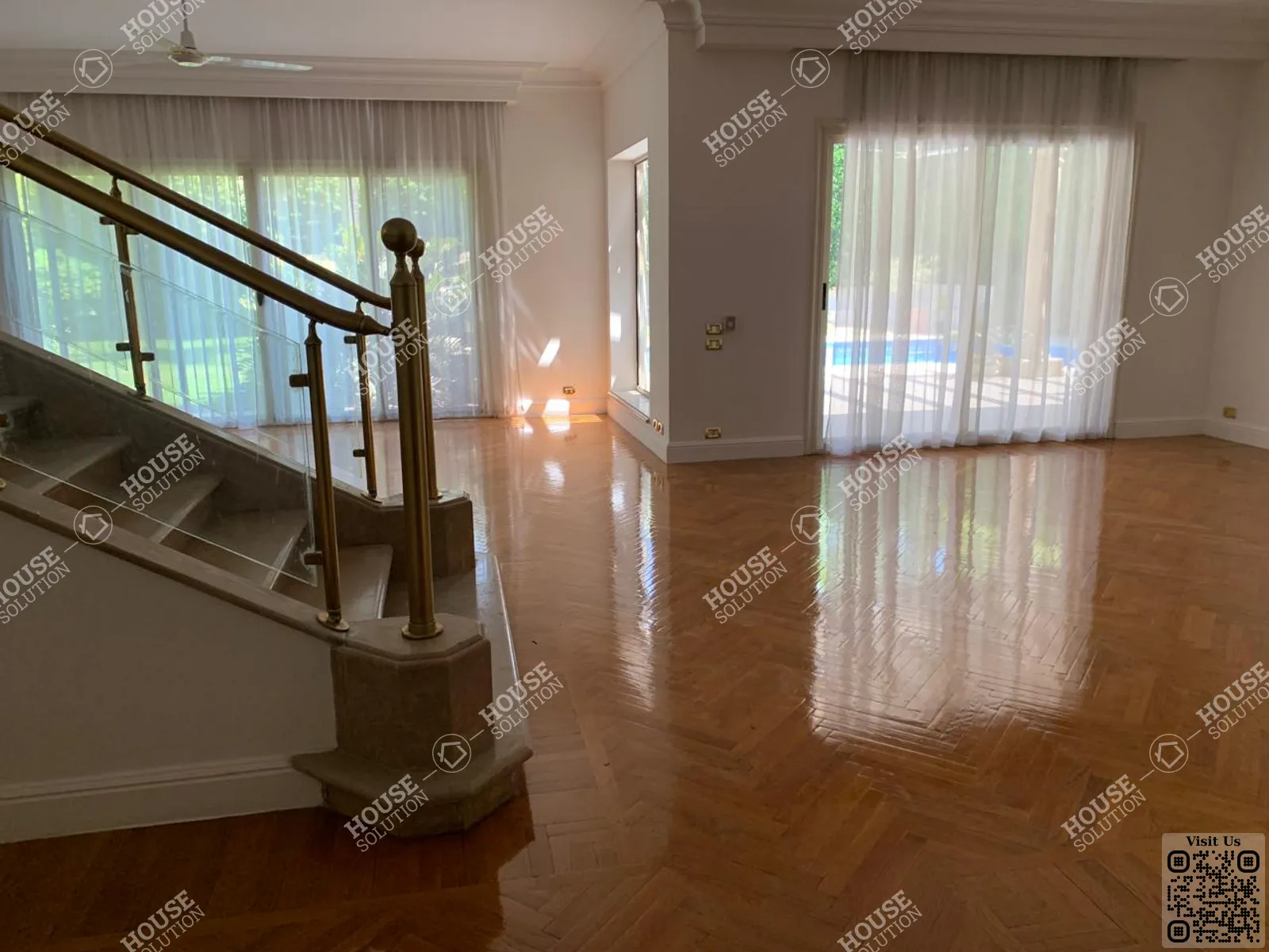 RECEPTION @ Villas For Rent In Katameya katameya Heights Area: 650 m² consists of 5 Bedrooms 6 Bathrooms Semi furnished 5 stars #6276-1