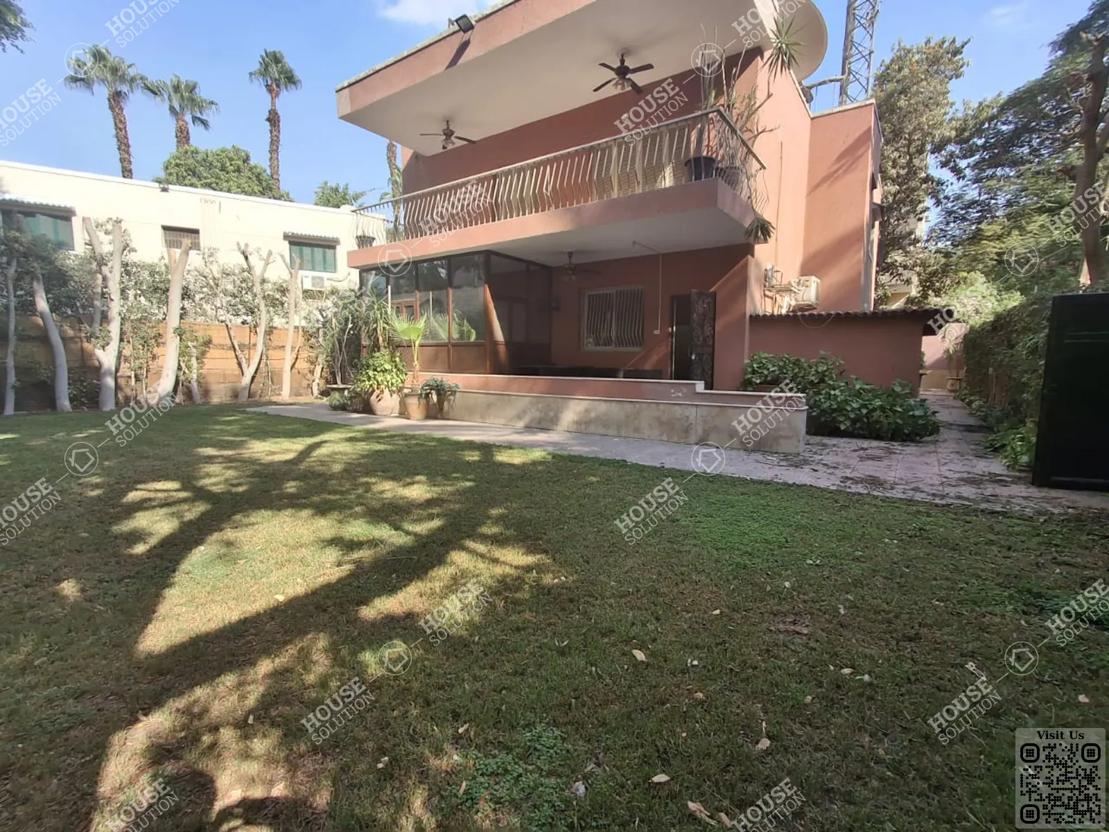 PRIVATE GARDEN  @ Villas For Rent In Maadi Maadi Sarayat Area: 300 m² consists of 3 Bedrooms 3 Bathrooms Semi furnished 5 stars #6278-0