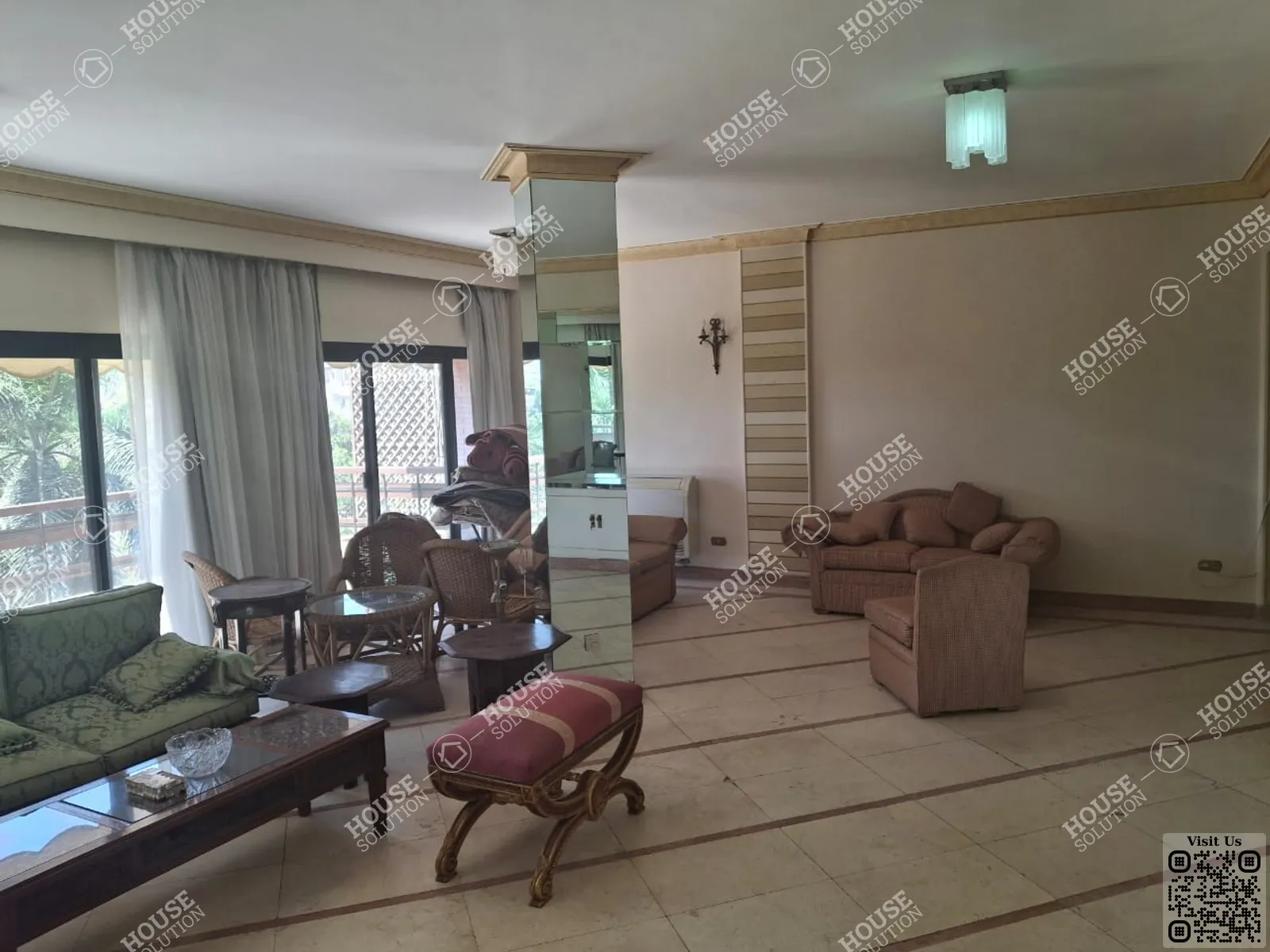 RECEPTION  @ Penthouses For Rent In Maadi Maadi Degla Area: 260 m² consists of 3 Bedrooms 3 Bathrooms Furnished 5 stars #6281-2