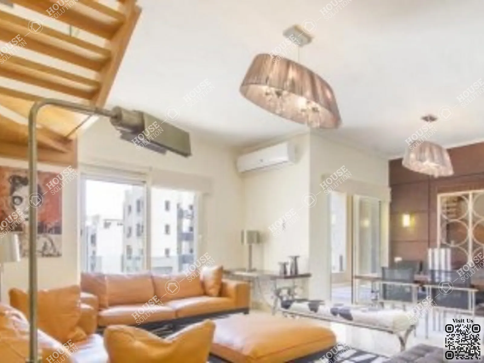 RECEPTION  @ Penthouses For Rent In New Cairo Village Area: 200 m² consists of 3 Bedrooms 3 Bathrooms Modern furnished 5 stars #6282-0