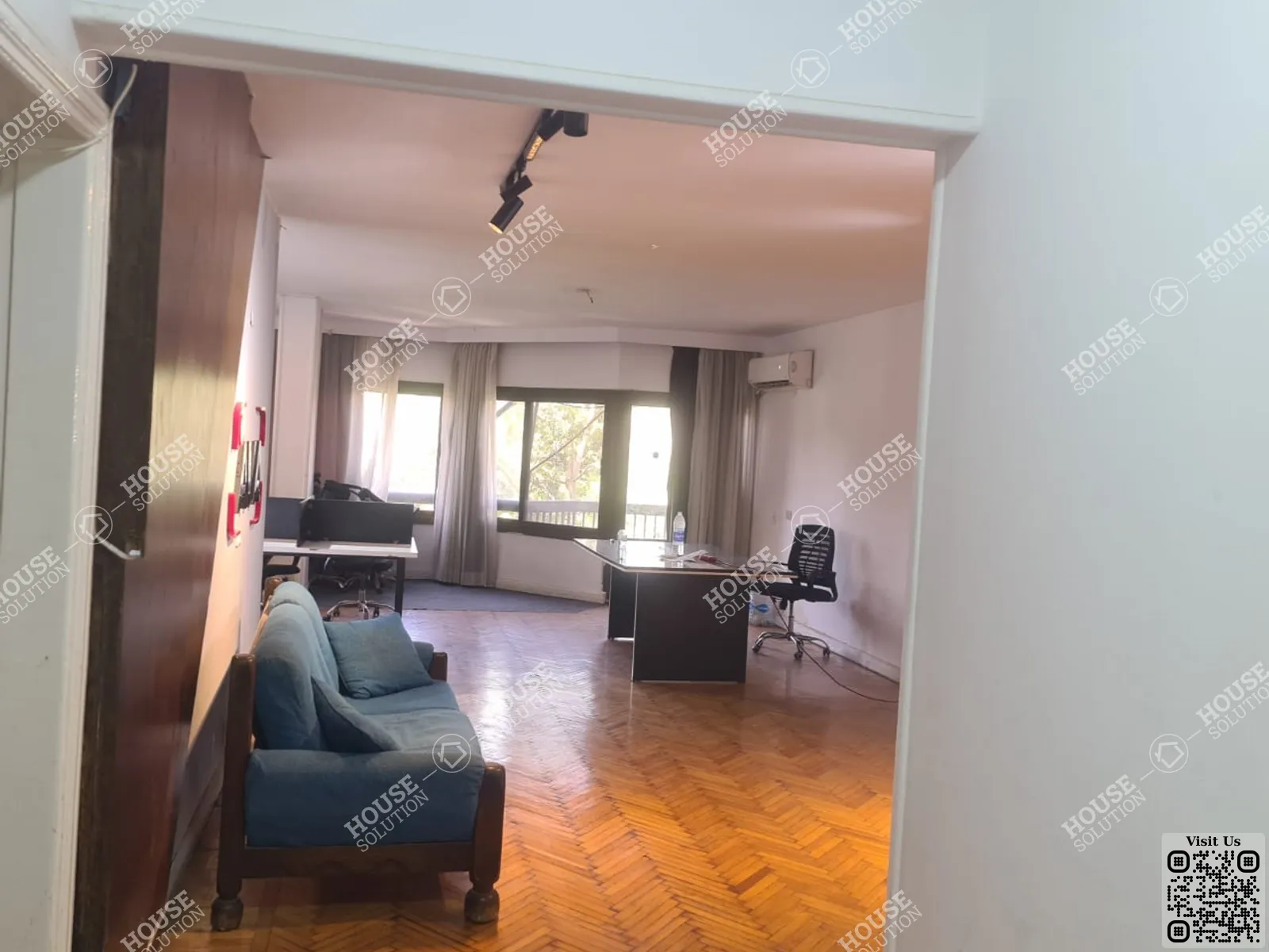 RECEPTION  @ Office spaces For Rent In Maadi Maadi Sarayat Area: 300 m² consists of 3 Bedrooms 3 Bathrooms Furnished 5 stars #6284-2