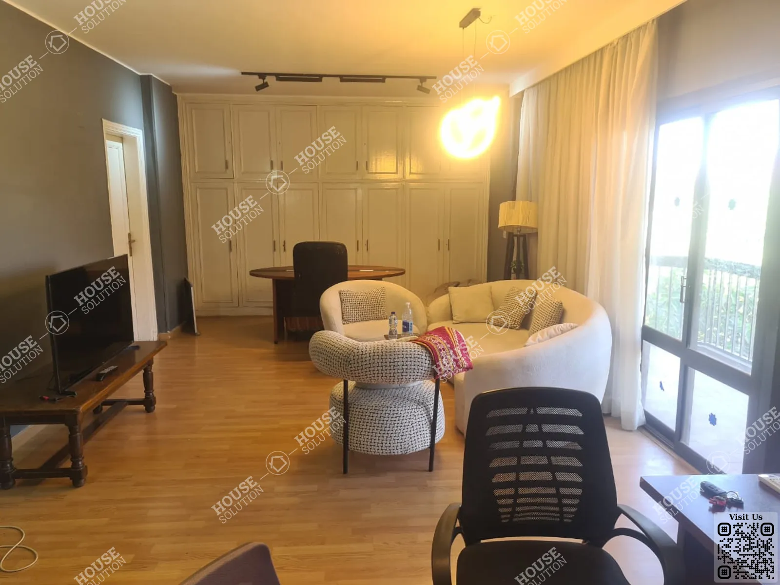 RECEPTION  @ Office spaces For Rent In Maadi Maadi Sarayat Area: 300 m² consists of 3 Bedrooms 3 Bathrooms Furnished 5 stars #6284-1