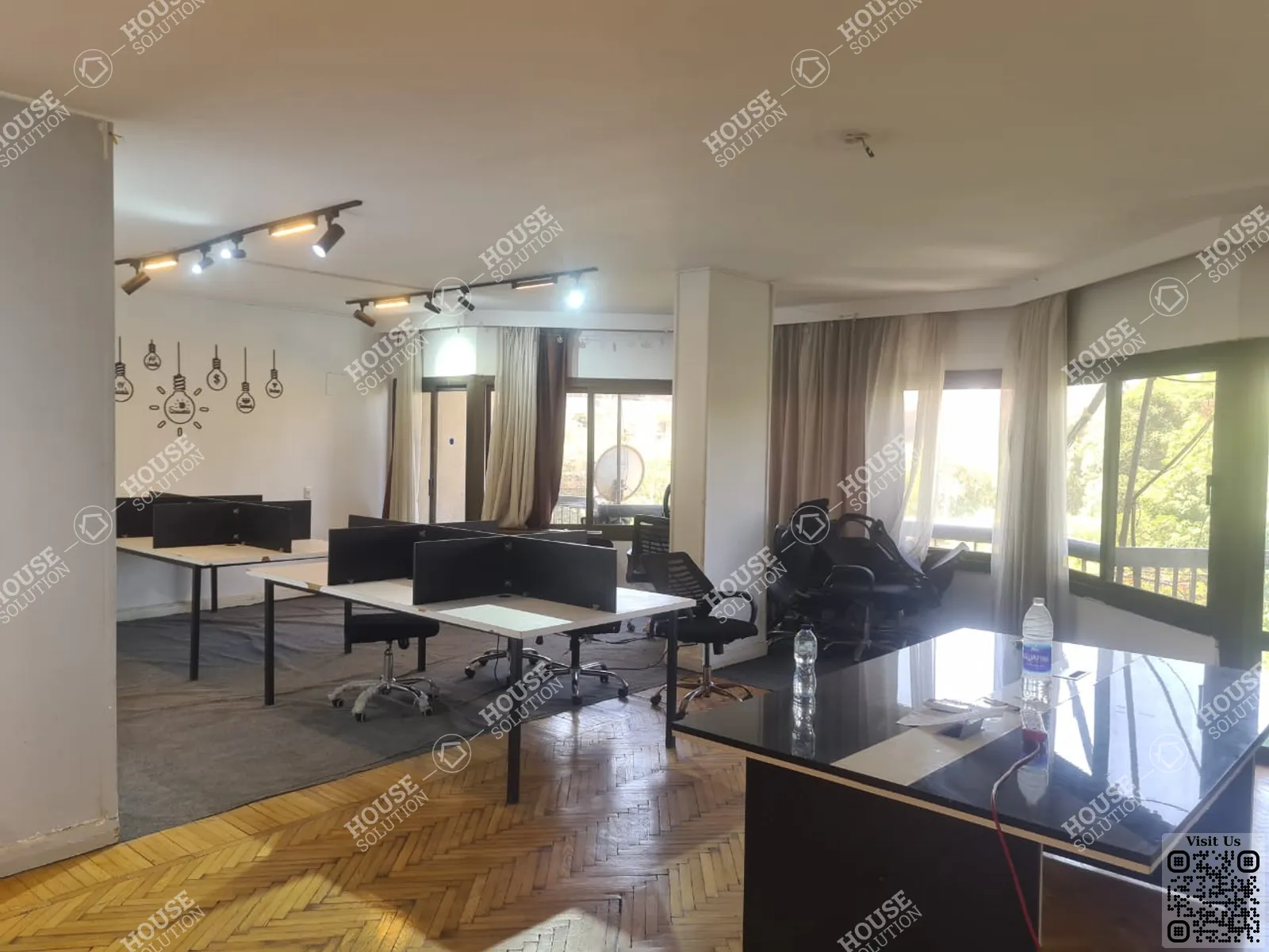 RECEPTION  @ Office spaces For Rent In Maadi Maadi Sarayat Area: 300 m² consists of 3 Bedrooms 3 Bathrooms Furnished 5 stars #6284-0