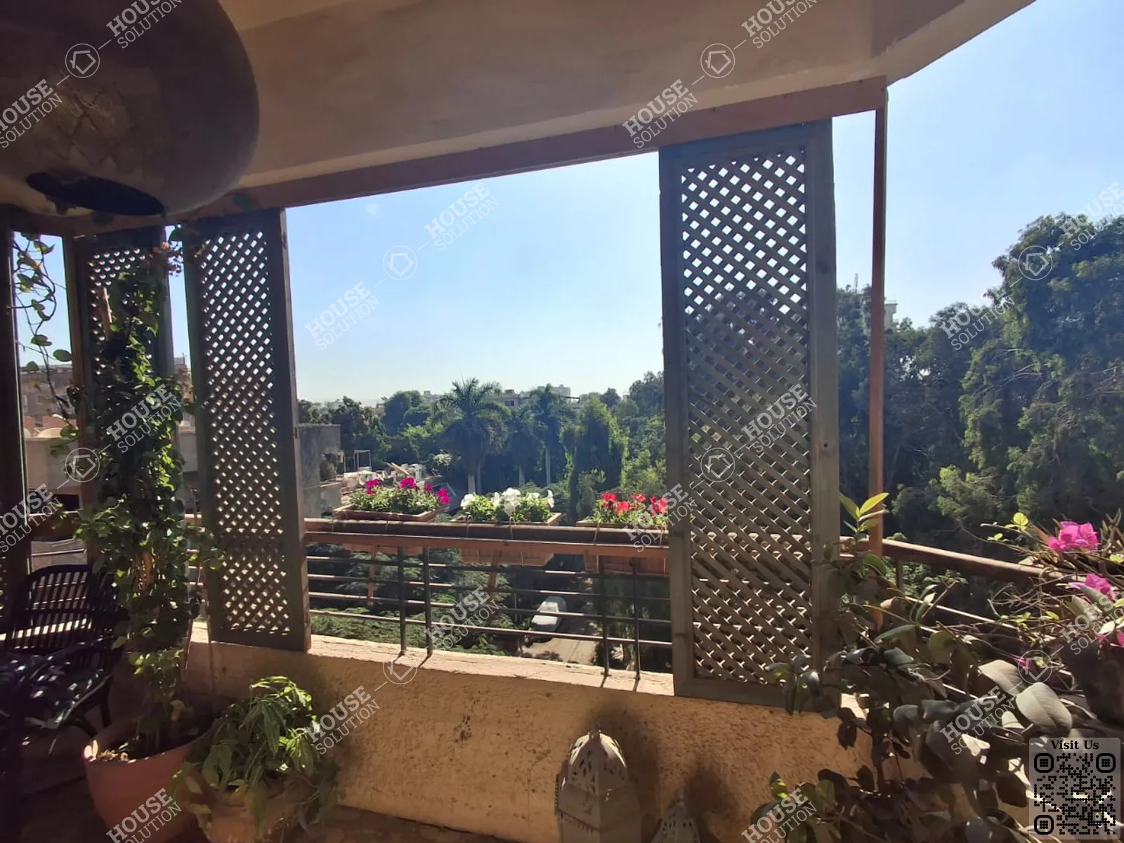 BALCONY  @ Apartments For Rent In Maadi Maadi Sarayat Area: 160 m² consists of 3 Bedrooms 2 Bathrooms Modern furnished 5 stars #6294-2