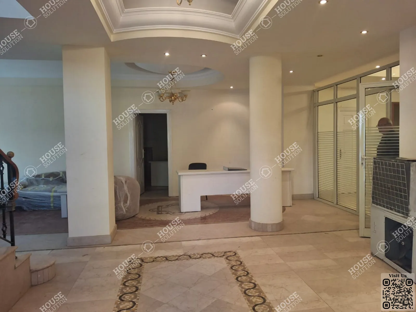 RECEPTION  @ Villas For Rent In Maadi Maadi Degla Area: 600 m² consists of 8 Bedrooms 5 Bathrooms Furnished 5 stars #6300-2