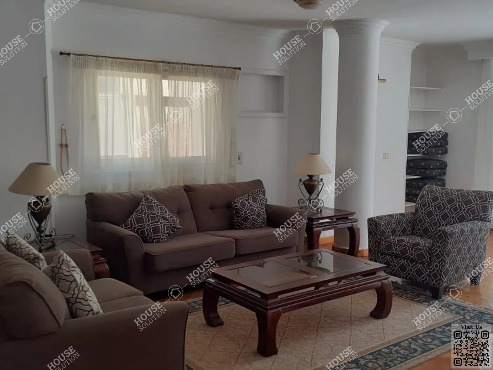 RECEPTION  @ Penthouses For Rent In Maadi Maadi Degla Area: 300 m² consists of 4 Bedrooms 3 Bathrooms Modern furnished 5 stars #6313-1